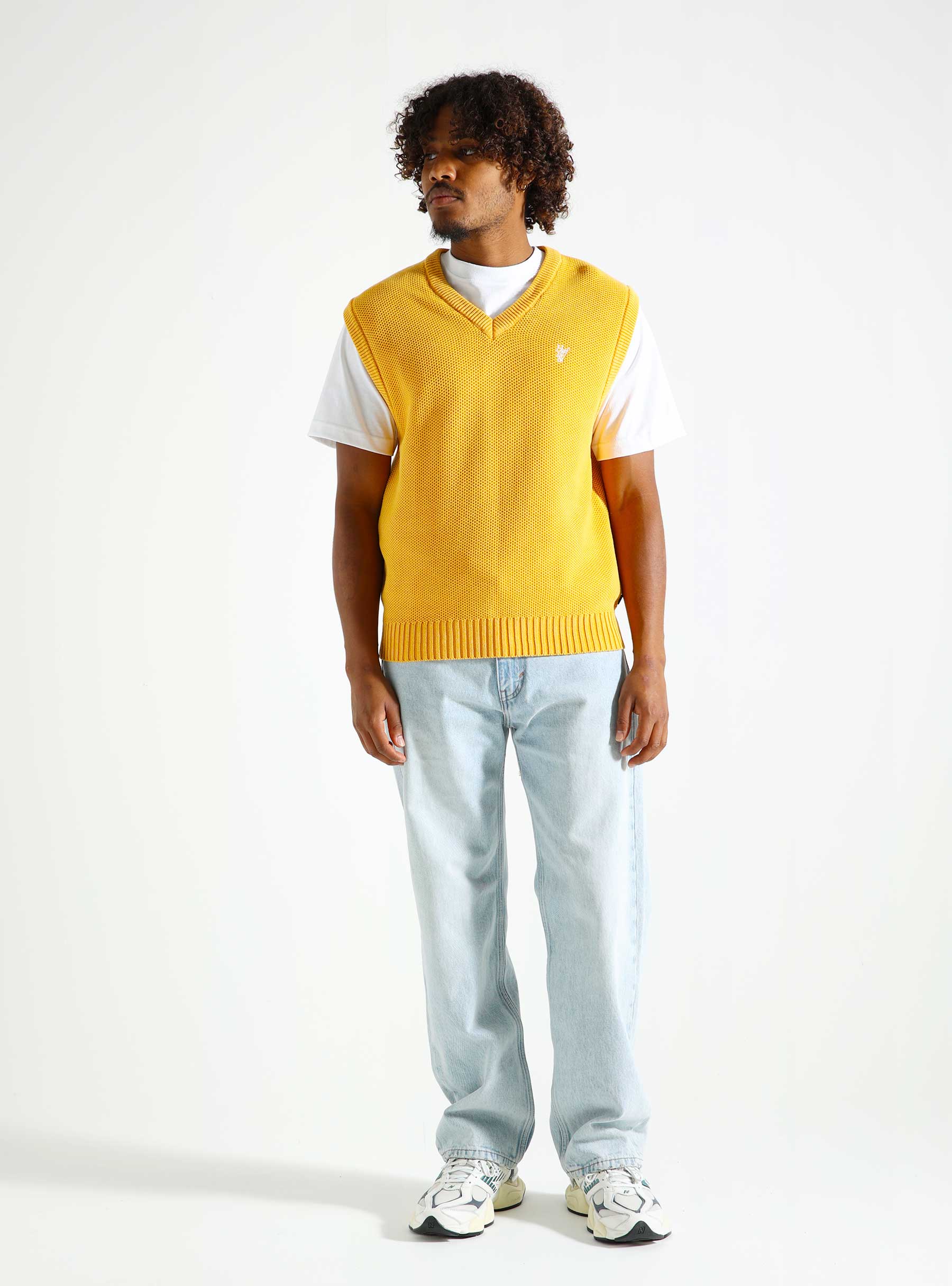 HUF Anton Sweater Vest Dijon KN00493