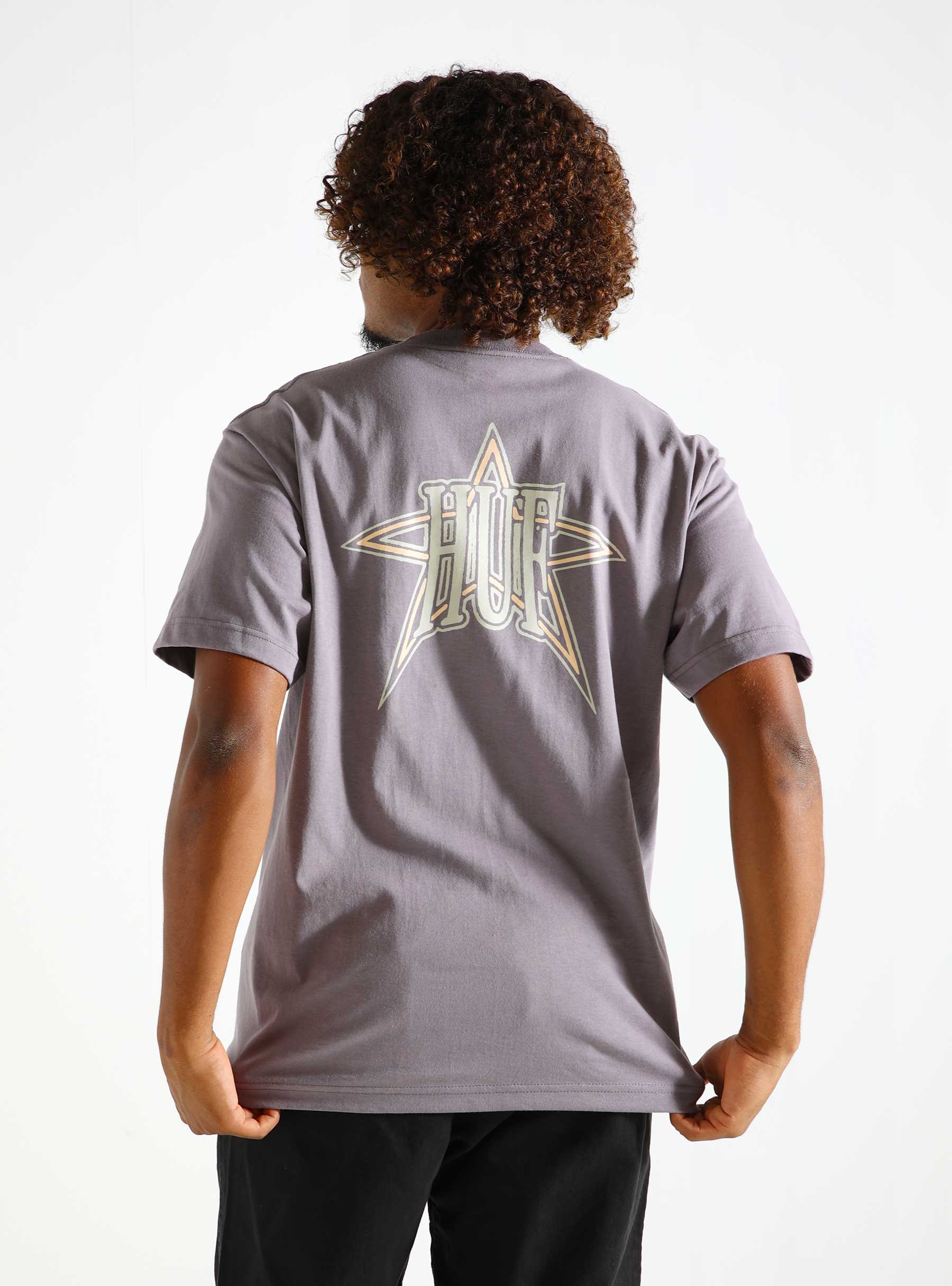 HUF Galactic T-shirt Light Plum TS02305