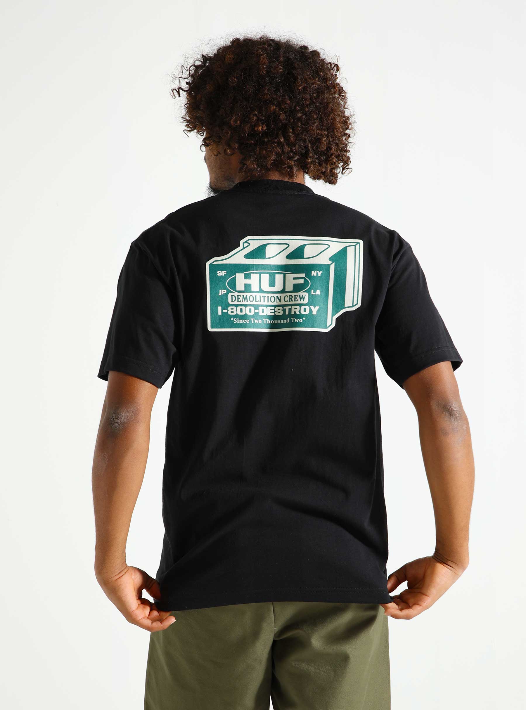 HUF Demolition Crew T-Shirt Black TS02243