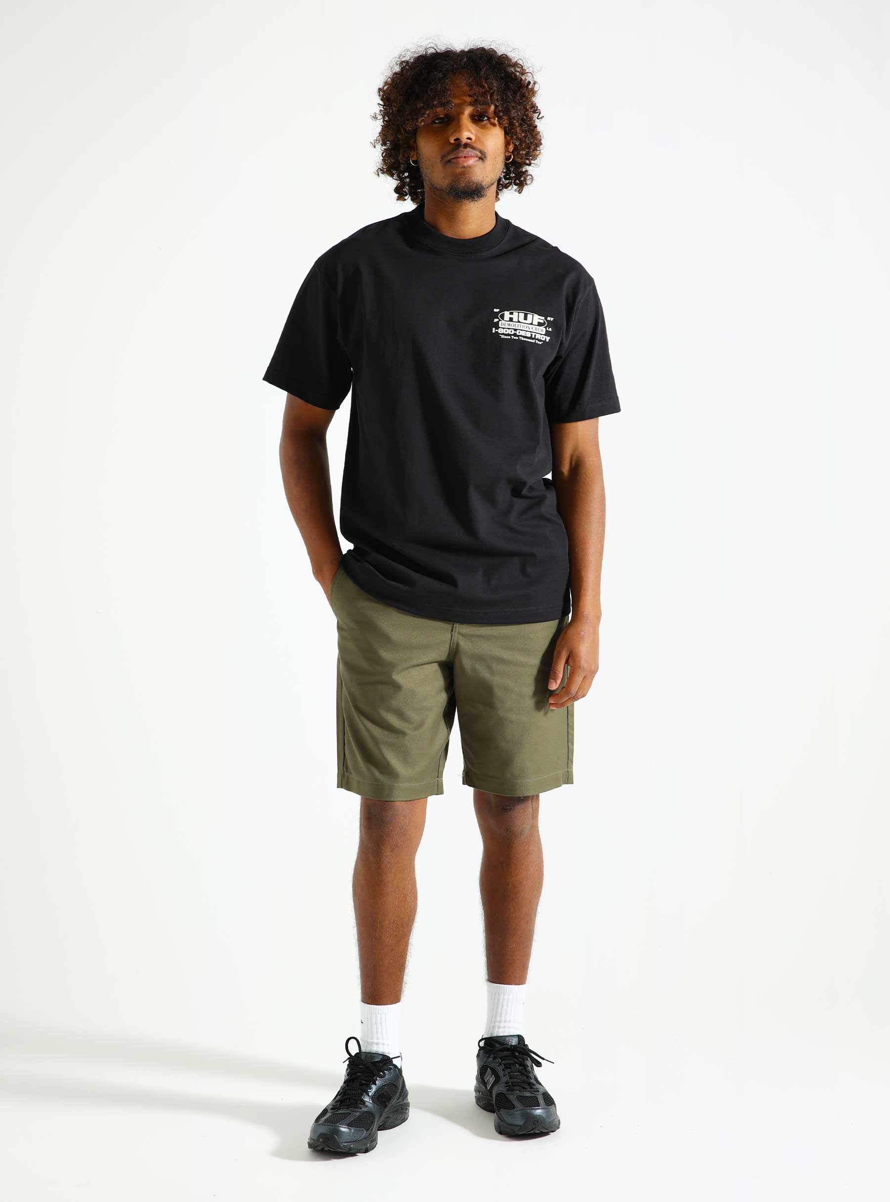 HUF Demolition Crew T-Shirt Black TS02243