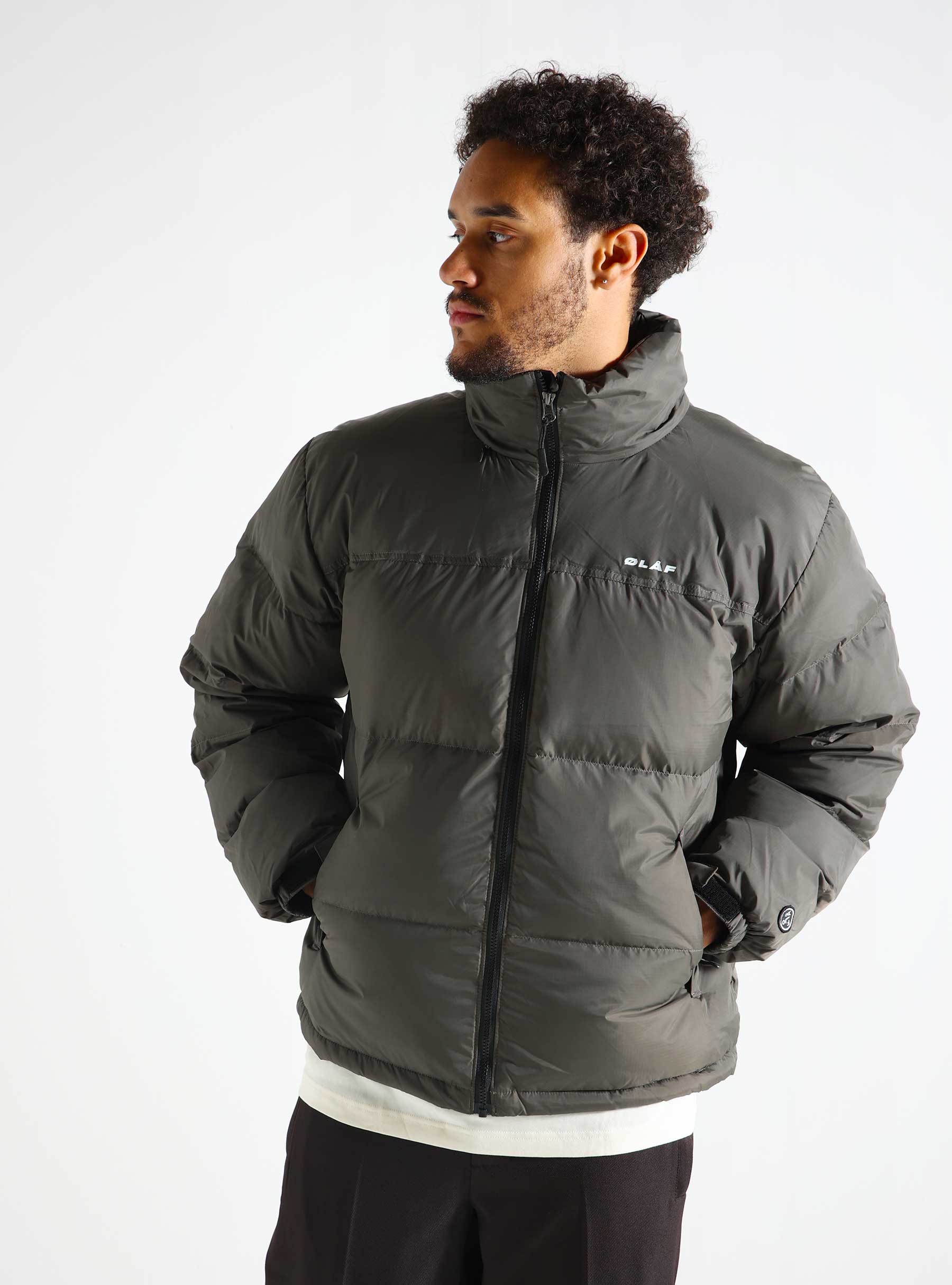 OLAF Puffer Jacket Charcoal M180613