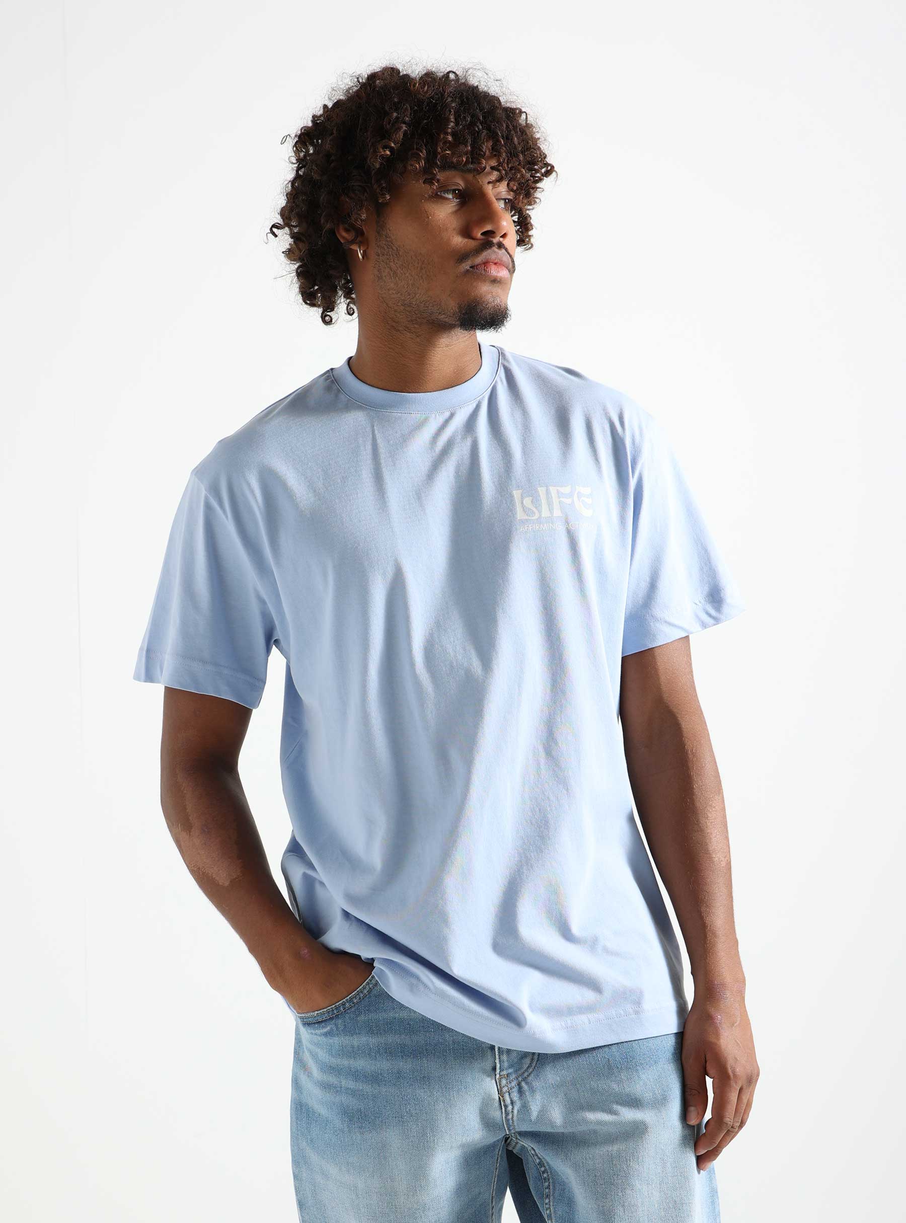 Libertine Libertine Beat All Day T-shirt Ice Blue 1868