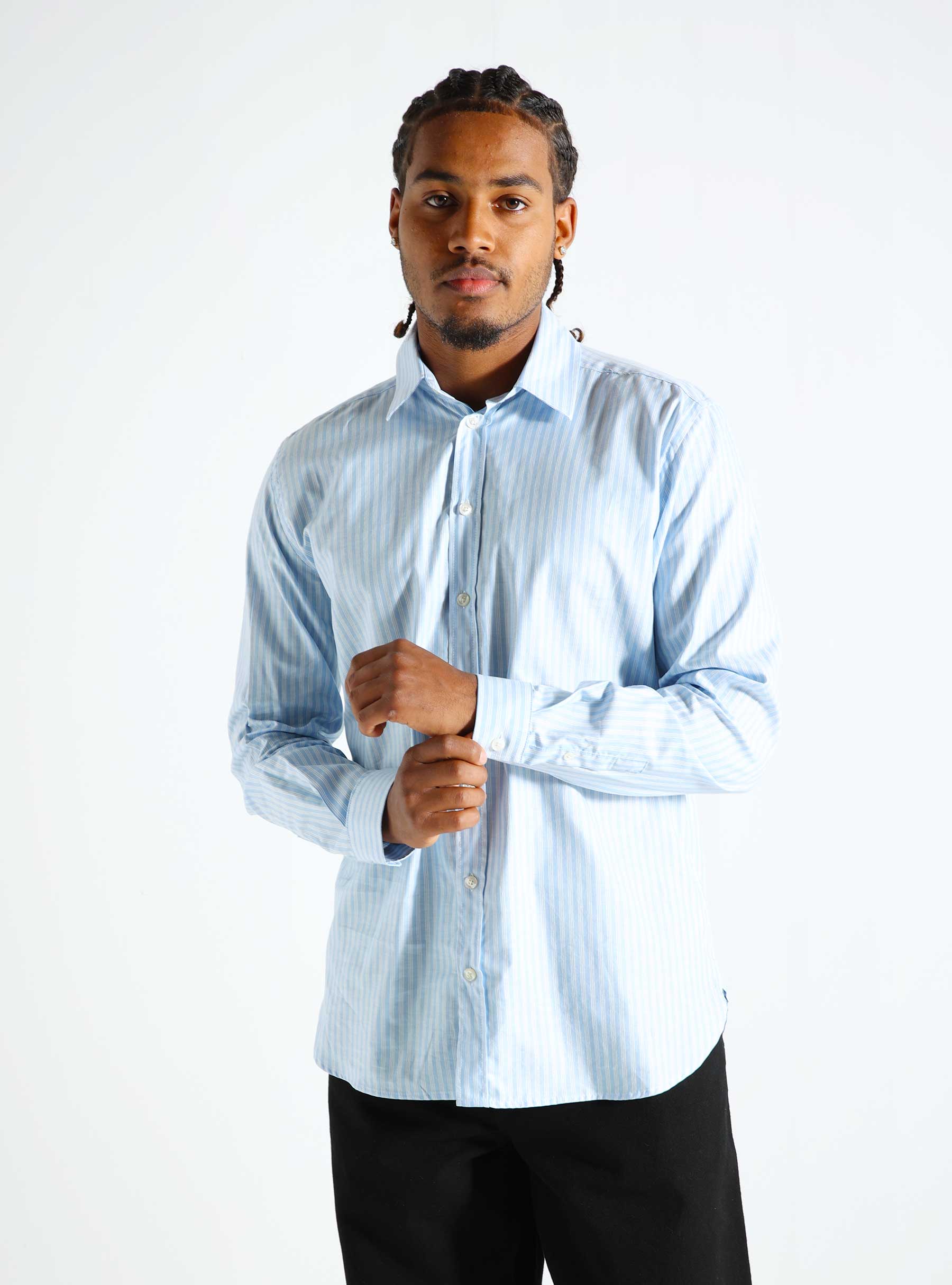 Libertine Libertine Babylon Shirt 3497 Blue Stripe