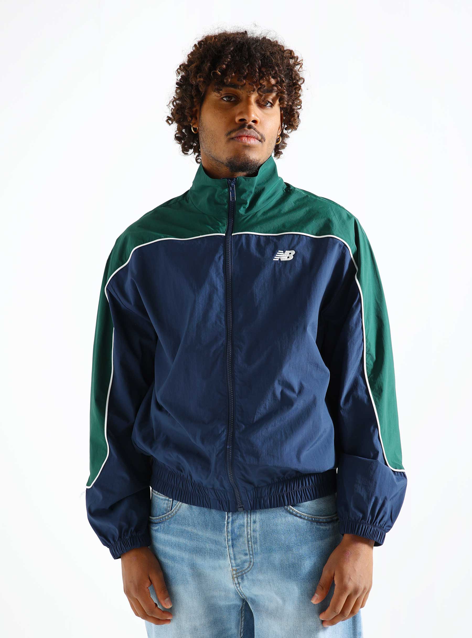 New Balance Sportswear's Greatest Hits Woven Jacket NB Navy WJ41506-NNY