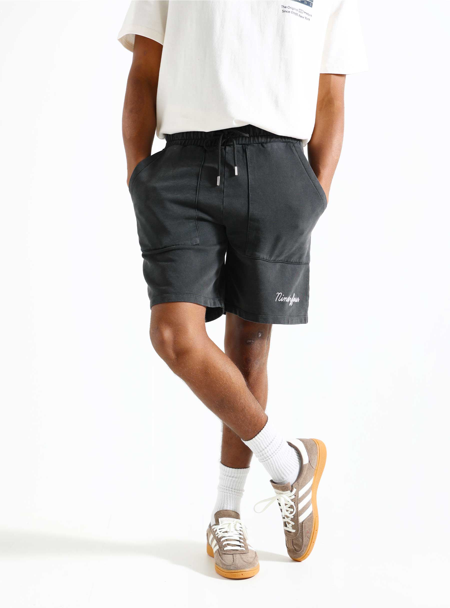 Ninetyfour Dusk Short Washed Grey