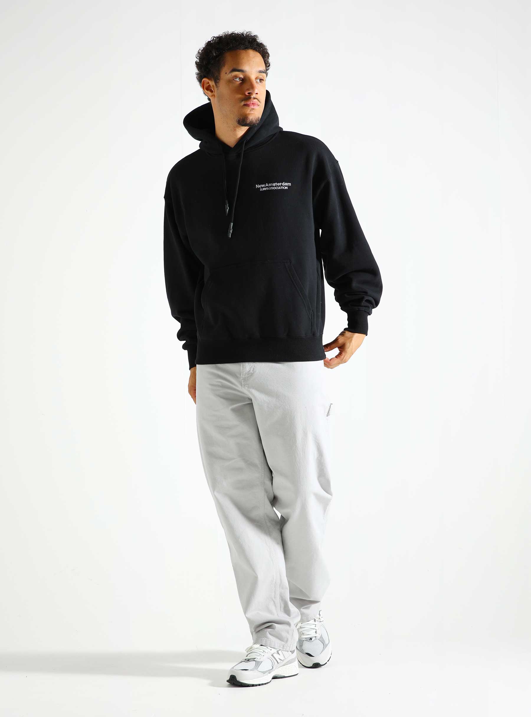 New Amsterdam Surf Association Weather Icon Hoodie Black 2402165001