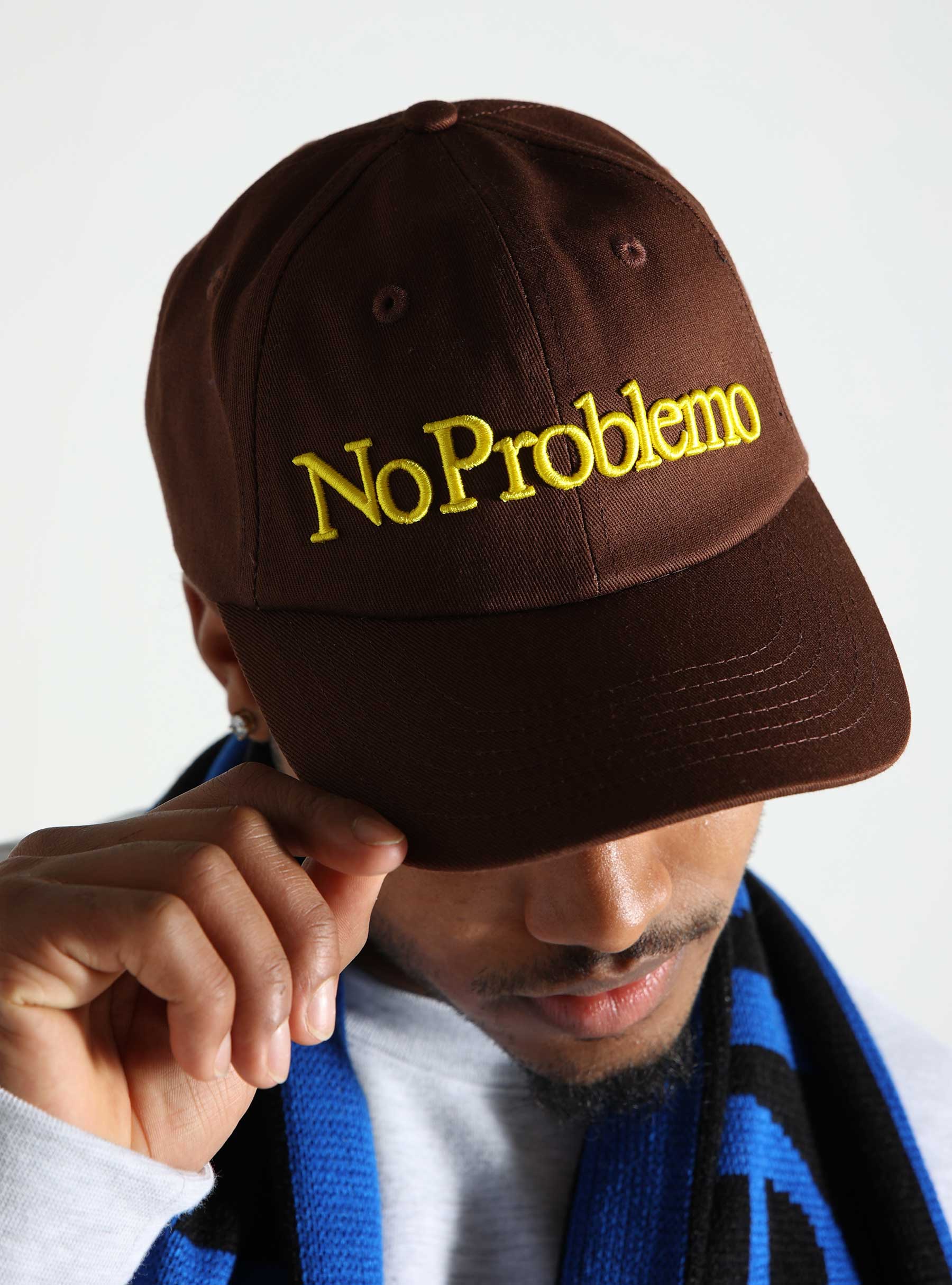 No Problemo No Problemo Cap Navy Brown Burgundy NP90002.02