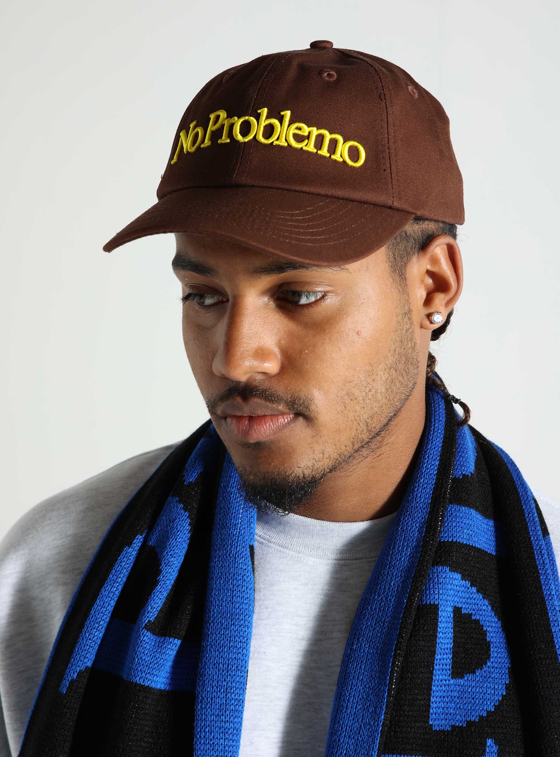 No Problemo No Problemo Cap Navy Brown Burgundy NP90002.02