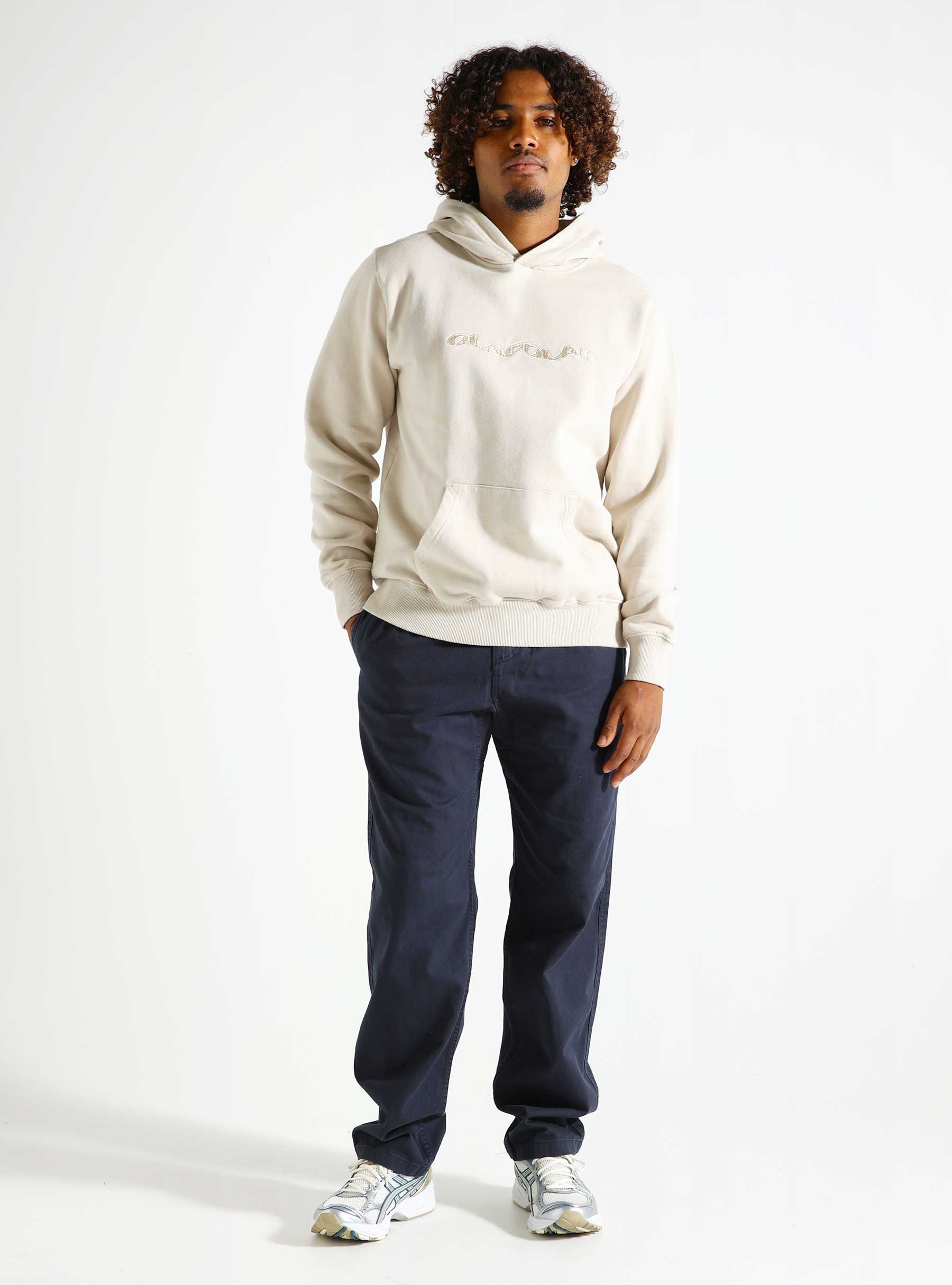 OLAF Wavy Drift Hoodie Cement M180209