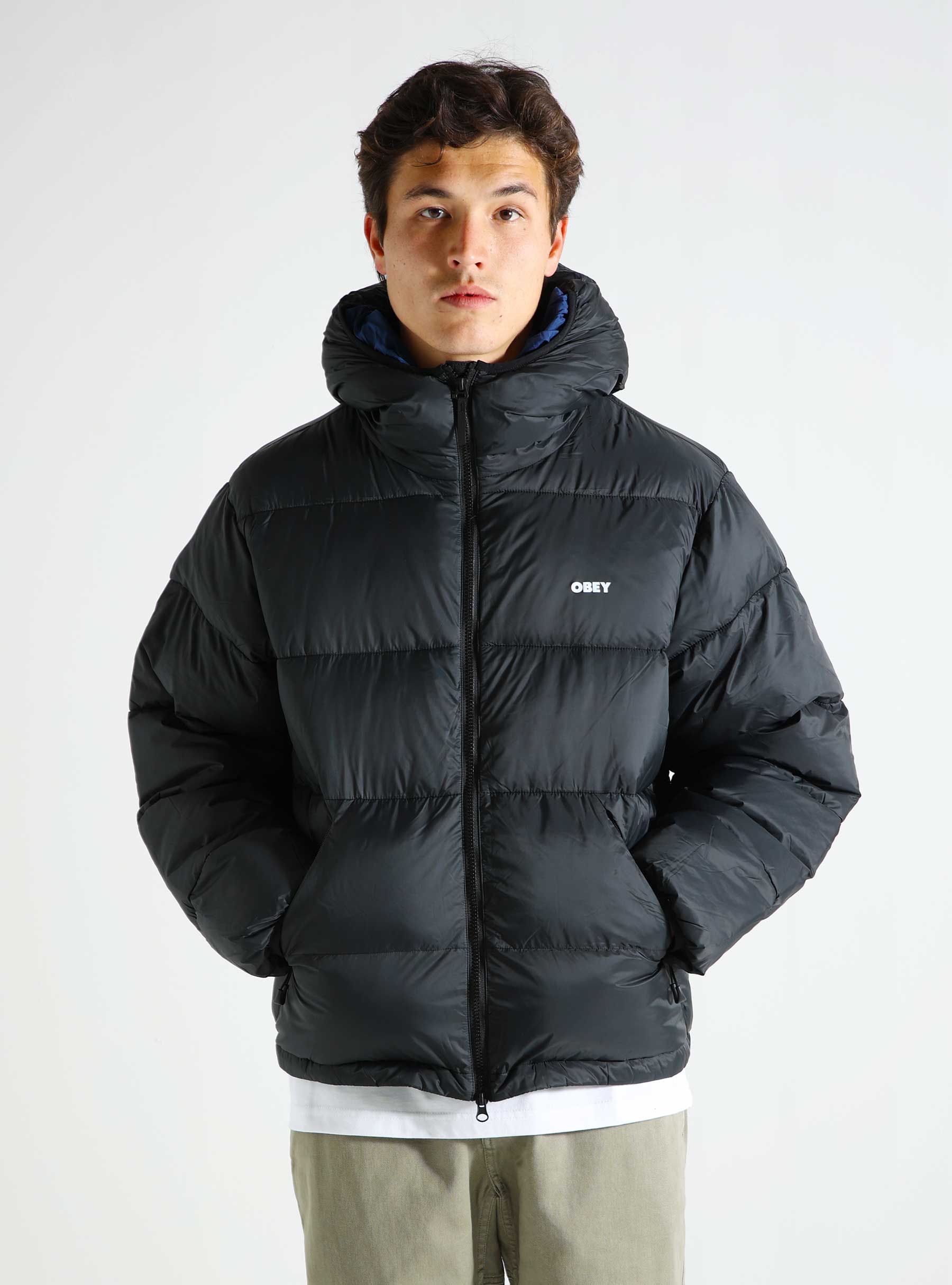 Obey Stratus Puffer Black 121800576-BLK