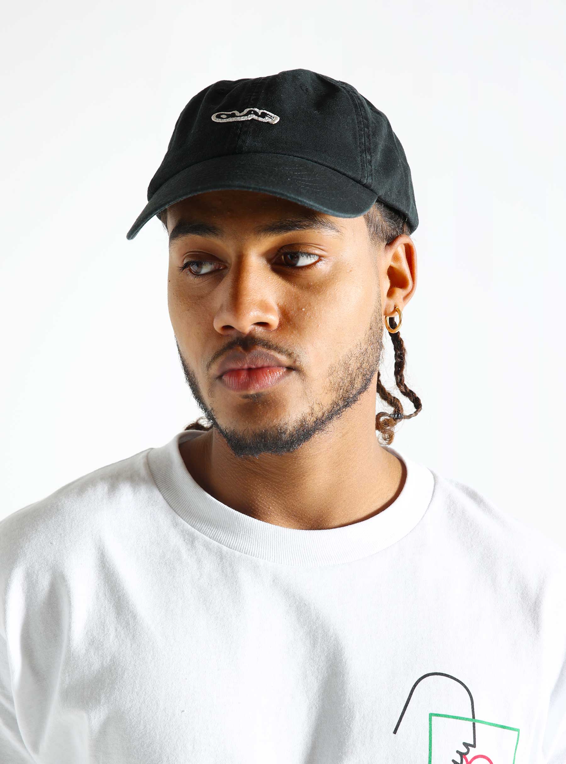 OLAF Wavy Drift Cap Black A180825