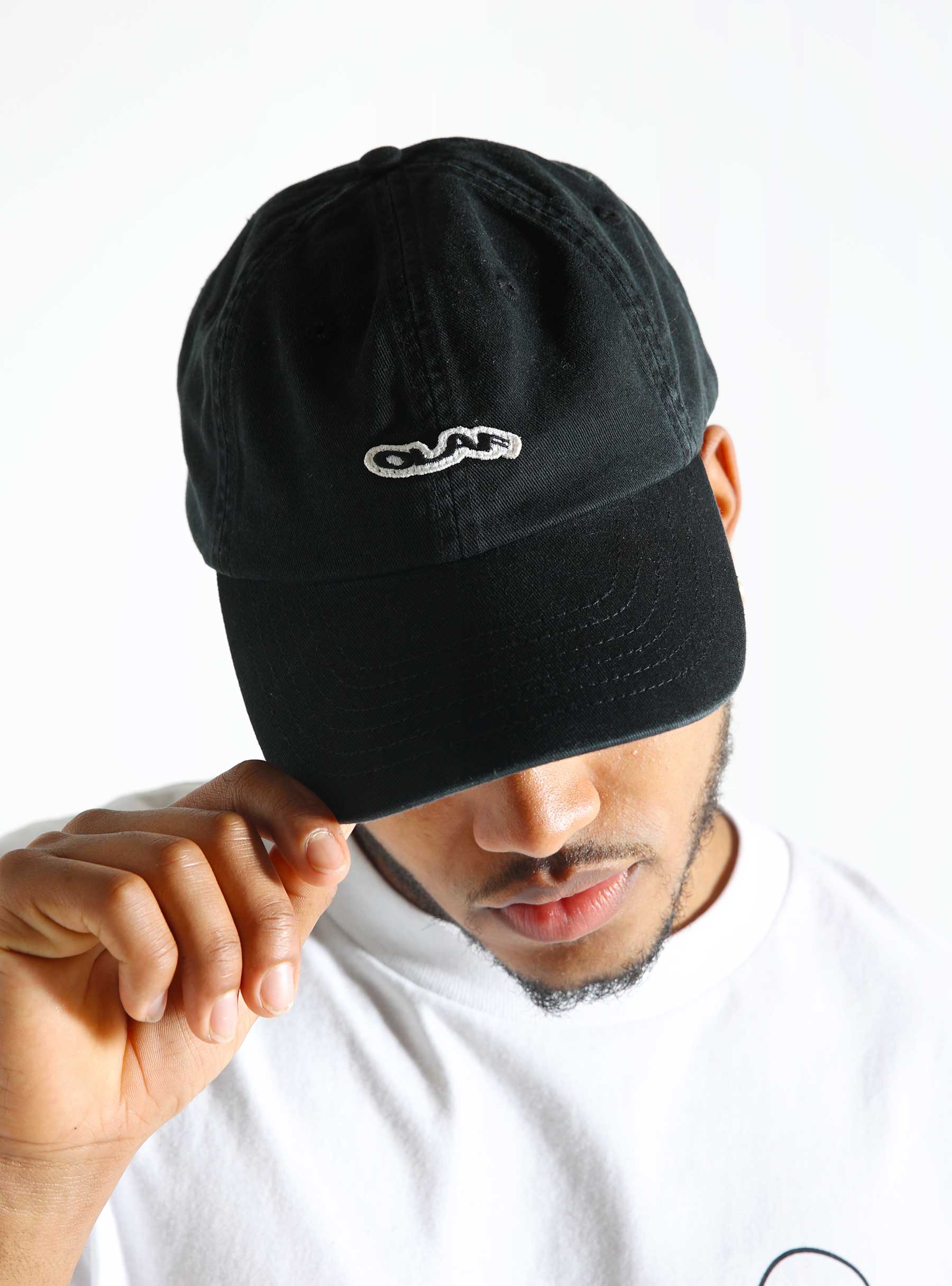 OLAF Wavy Drift Cap Black A180825