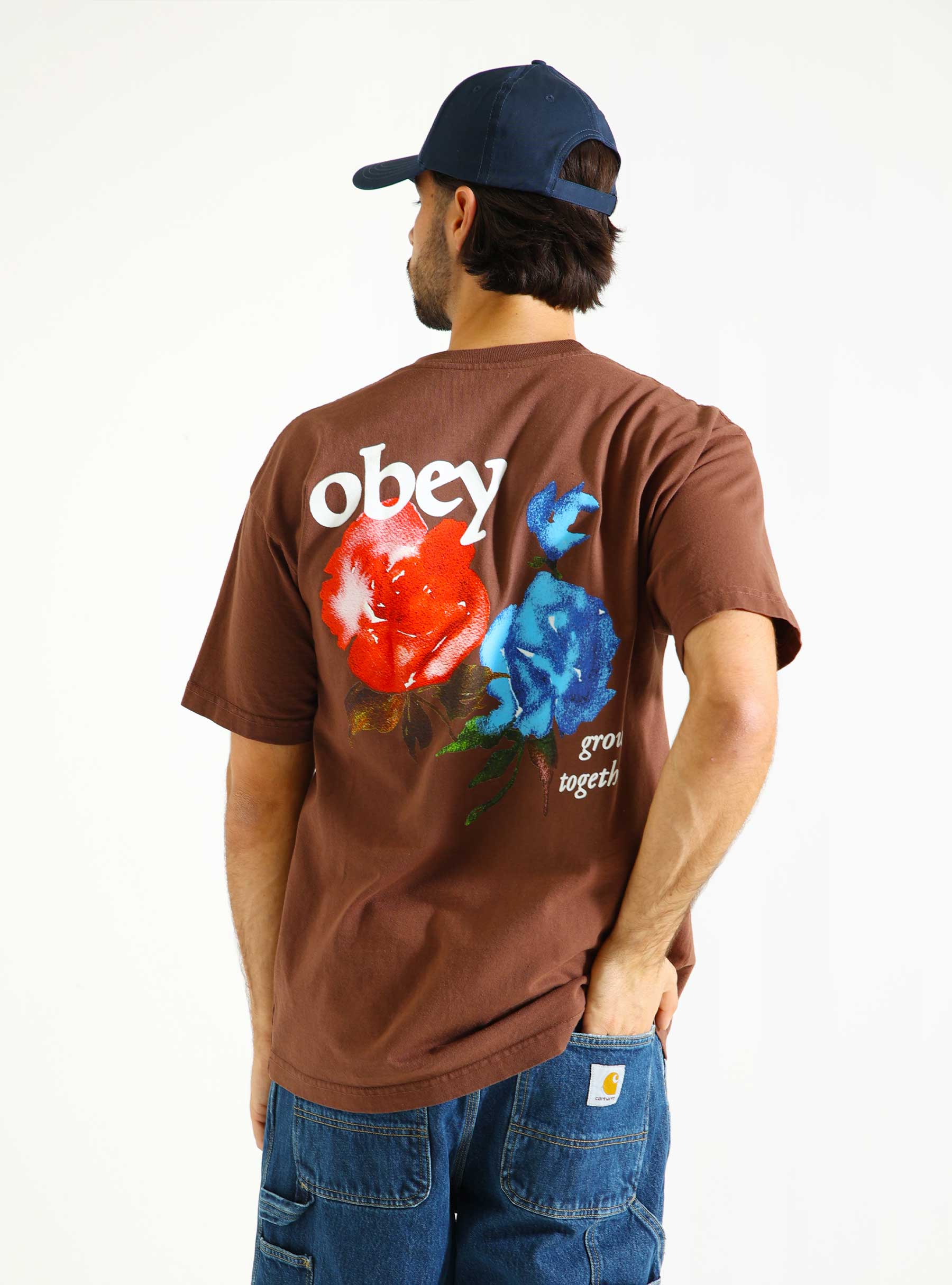 Obey Obey Grow Together T-Shirt Sepia 166913718-SEP