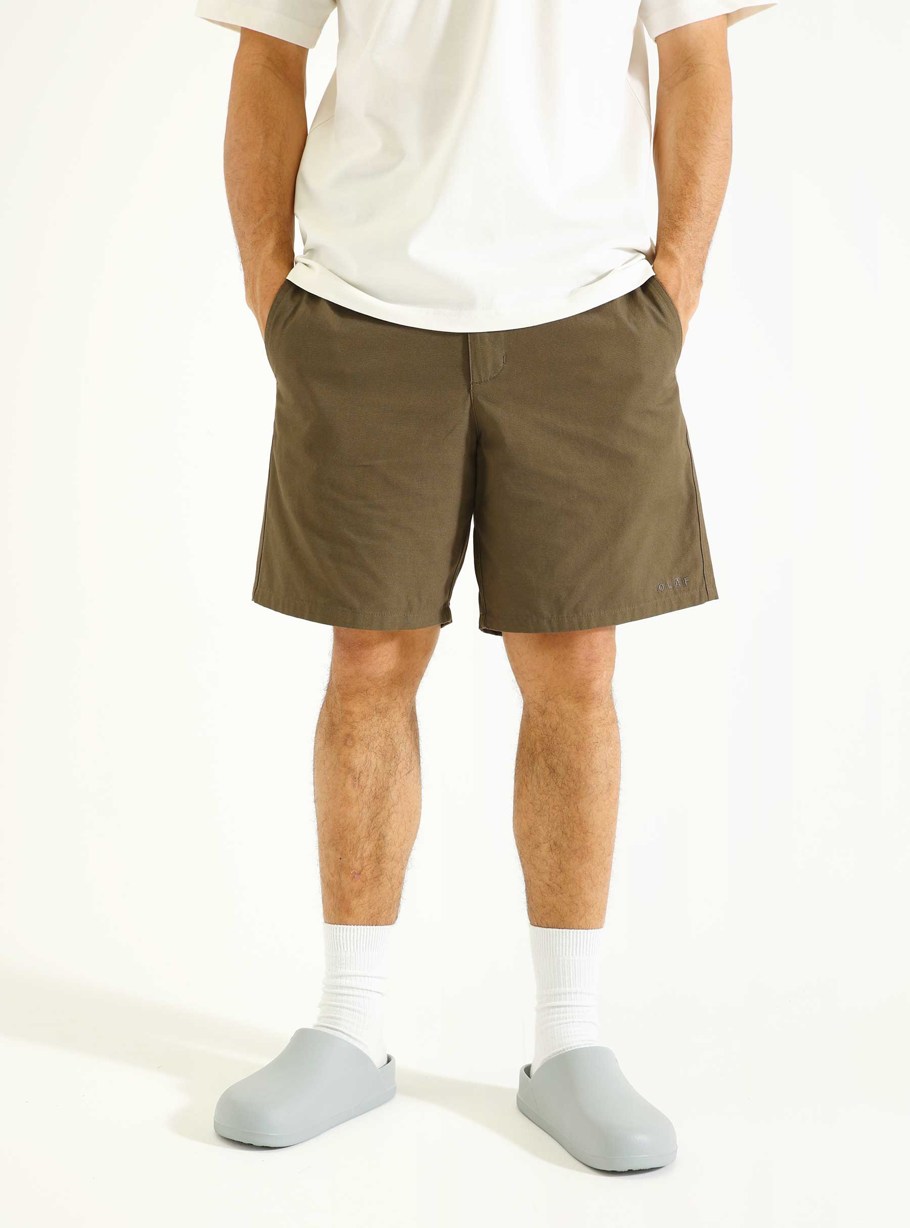 OLAF Embro Shorts Brown M170401