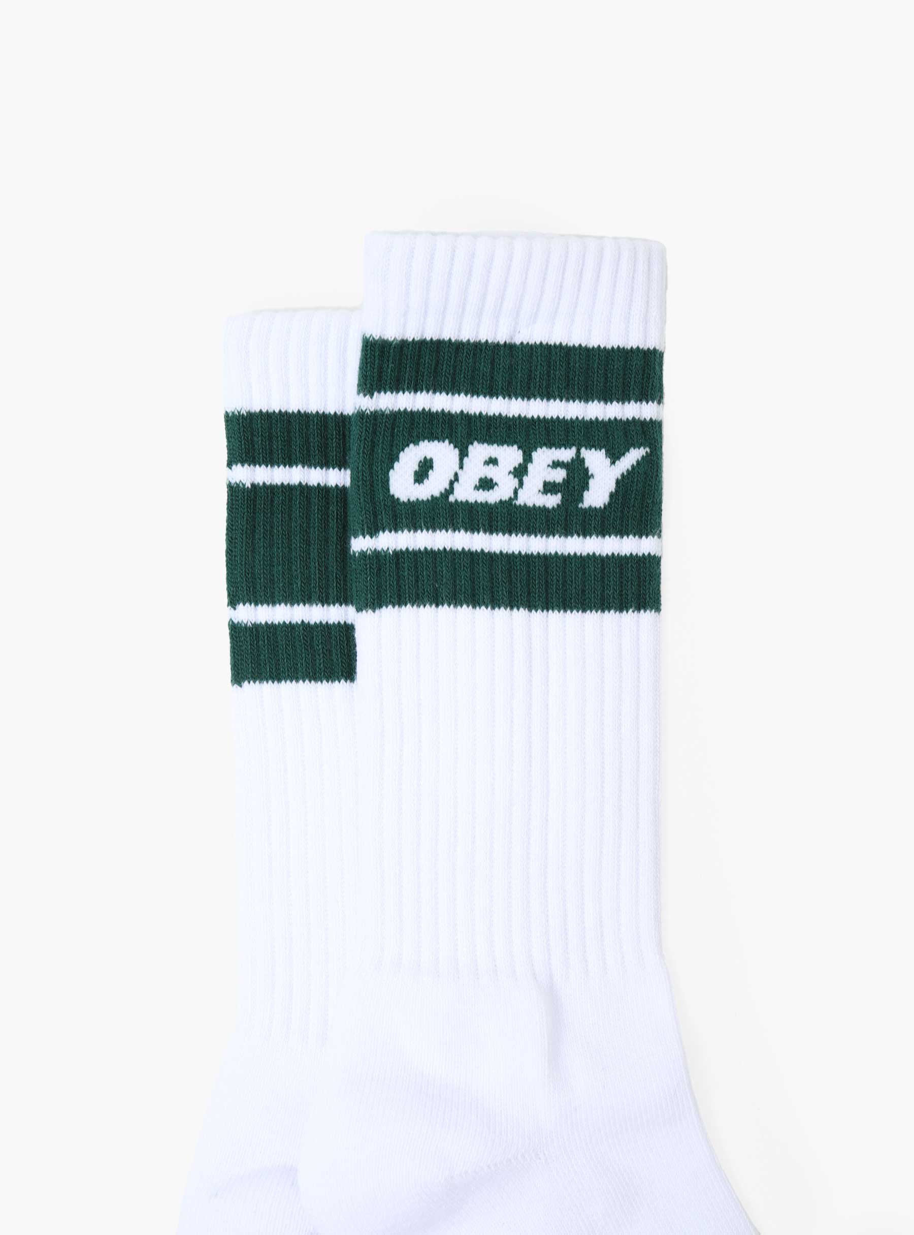 Obey Cooper II Socks White Botanical Garden 100260093-BTG