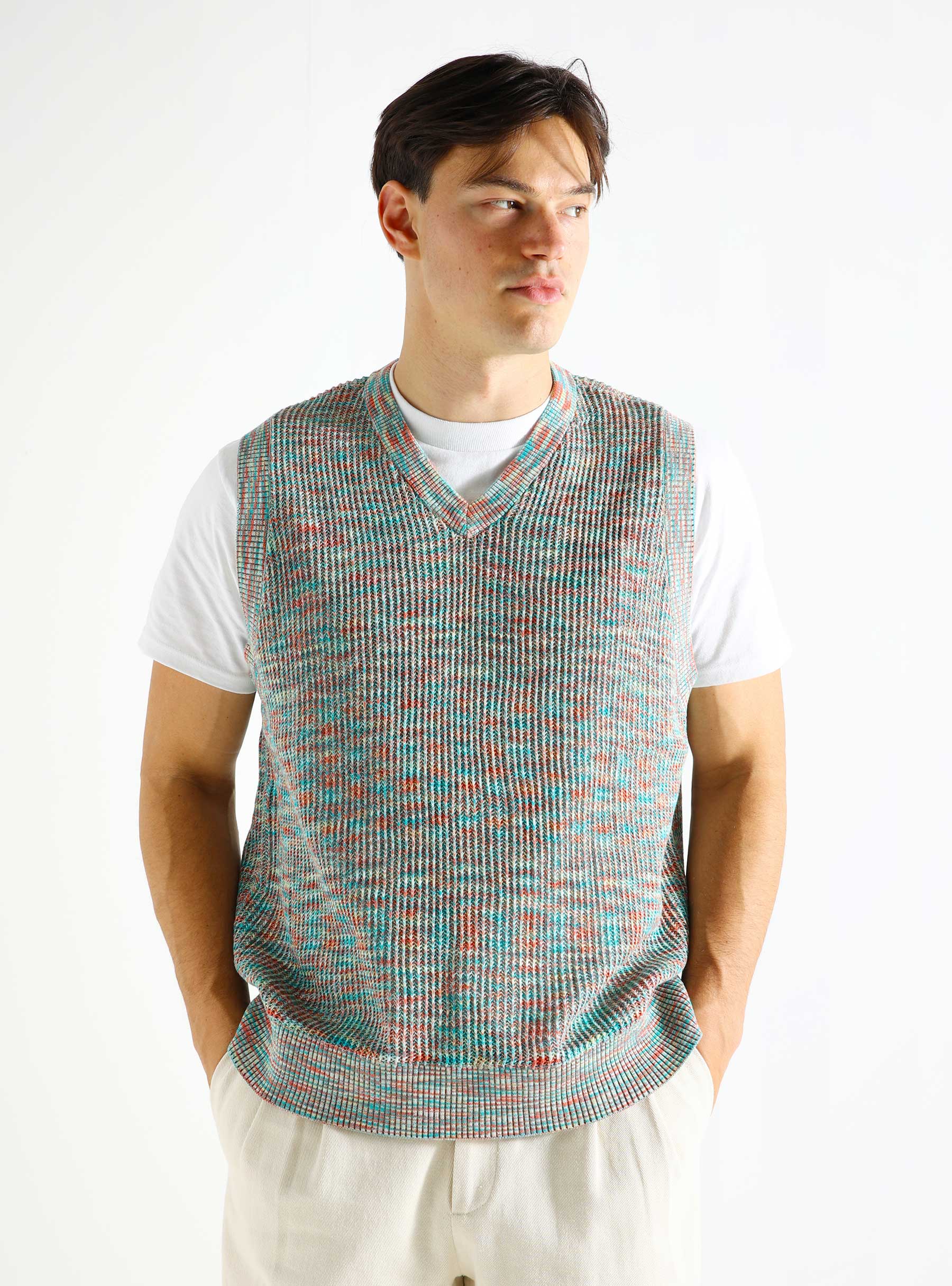 Obey Clynton Sweater Vest Multi 151000083-MUL