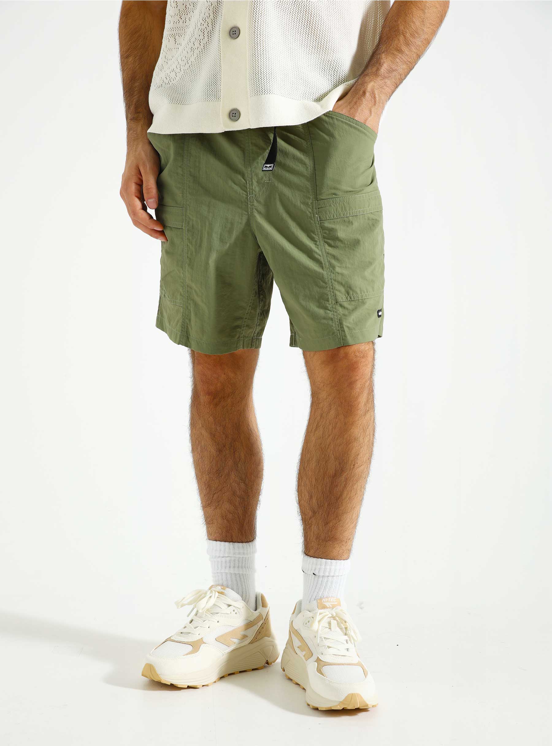 Obey Route Nylon Short Light Army 172120111-LTA