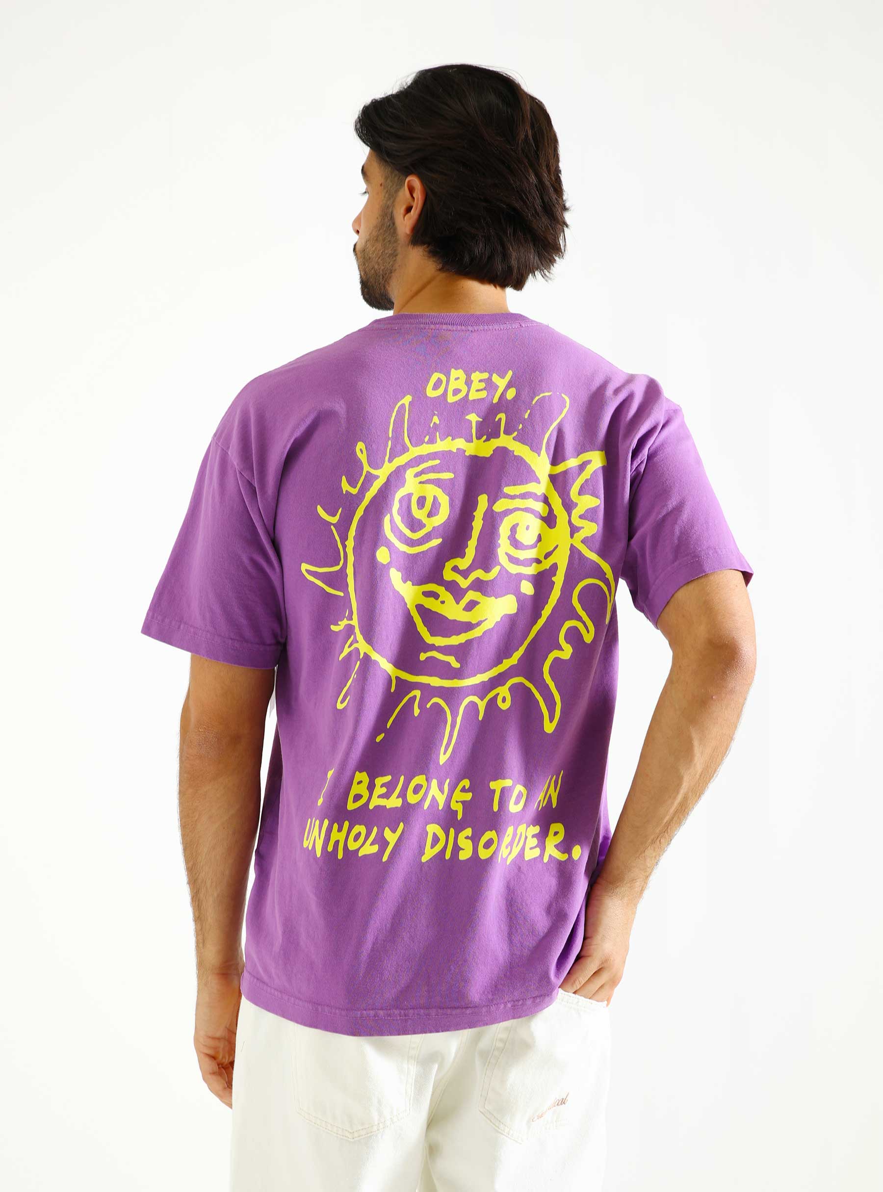 Obey Obey Disorder T-Shirt Dewberry 166913761-DBY