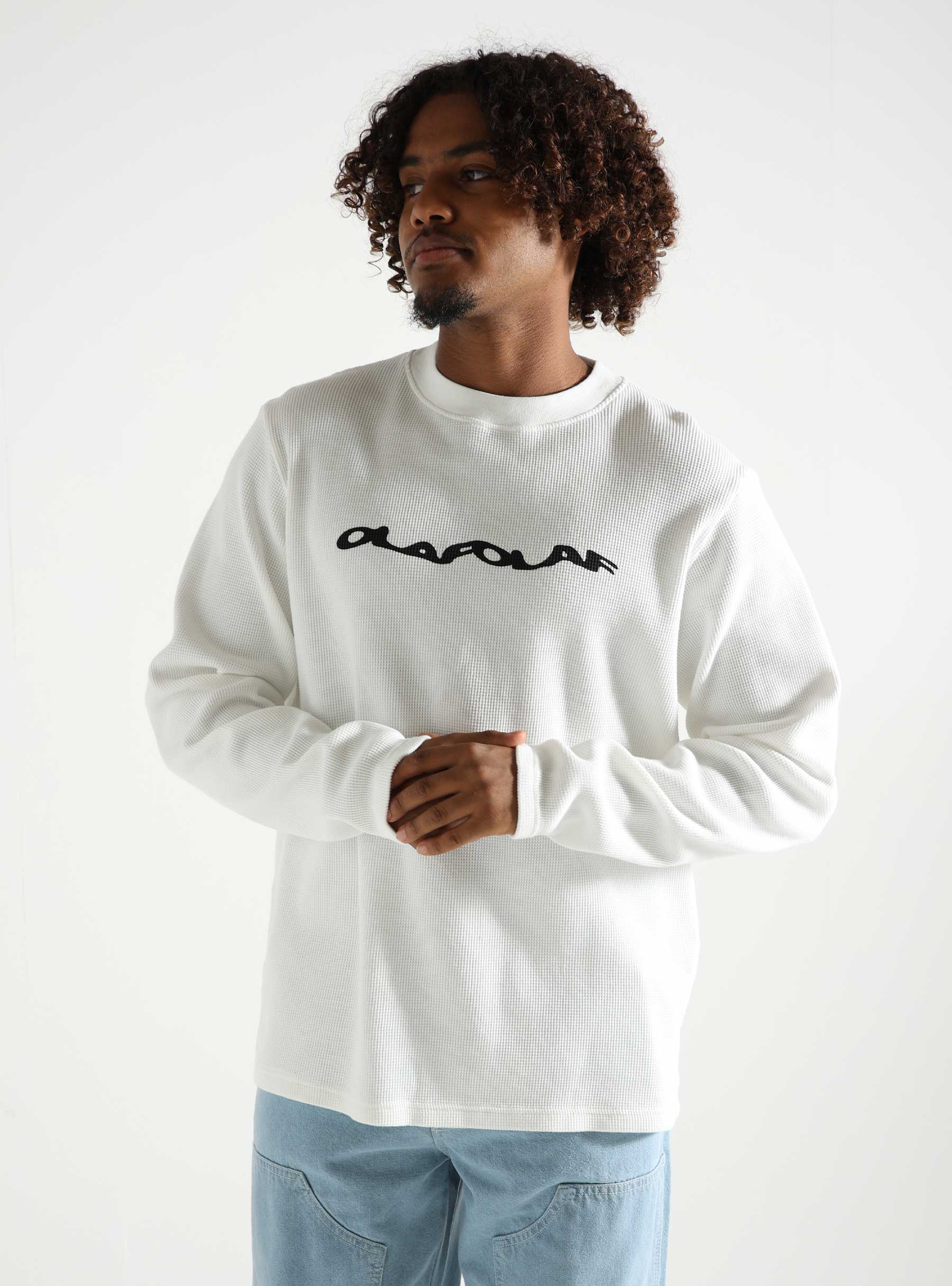 OLAF Waffle Longsleeve White M180113