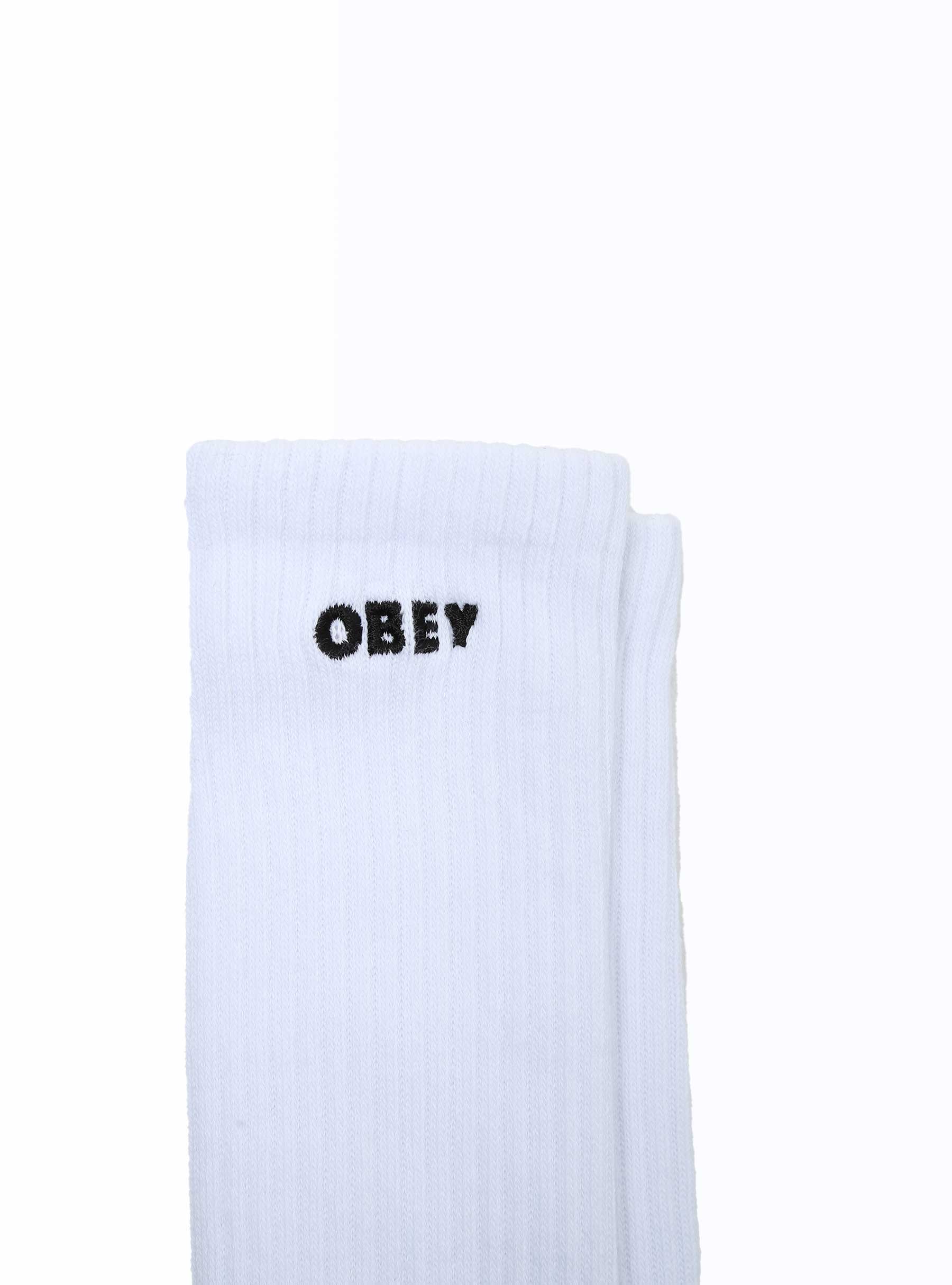 Obey Bold Socks White 100260144WHT