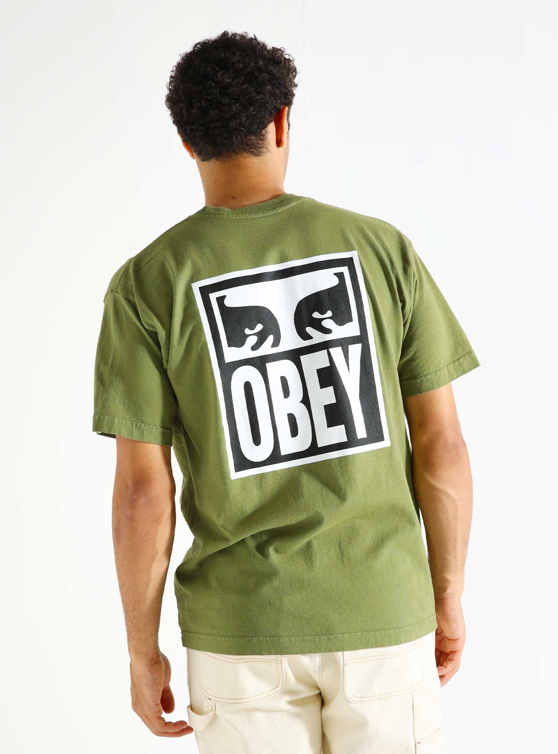 Obey Obey Eyes Icon 2 T-shirt Moss Green 166912142-MGN