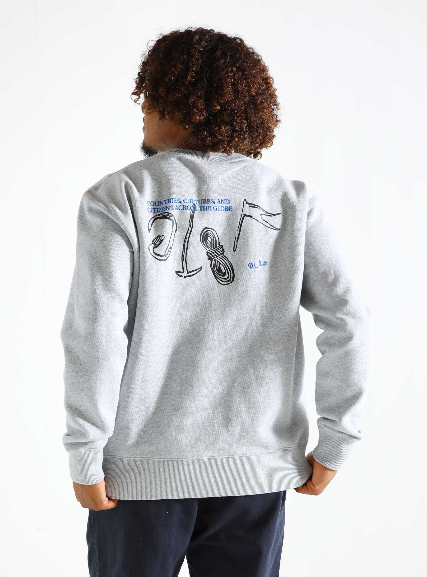 OLAF Gadget Crewneck Htr Grey M180214