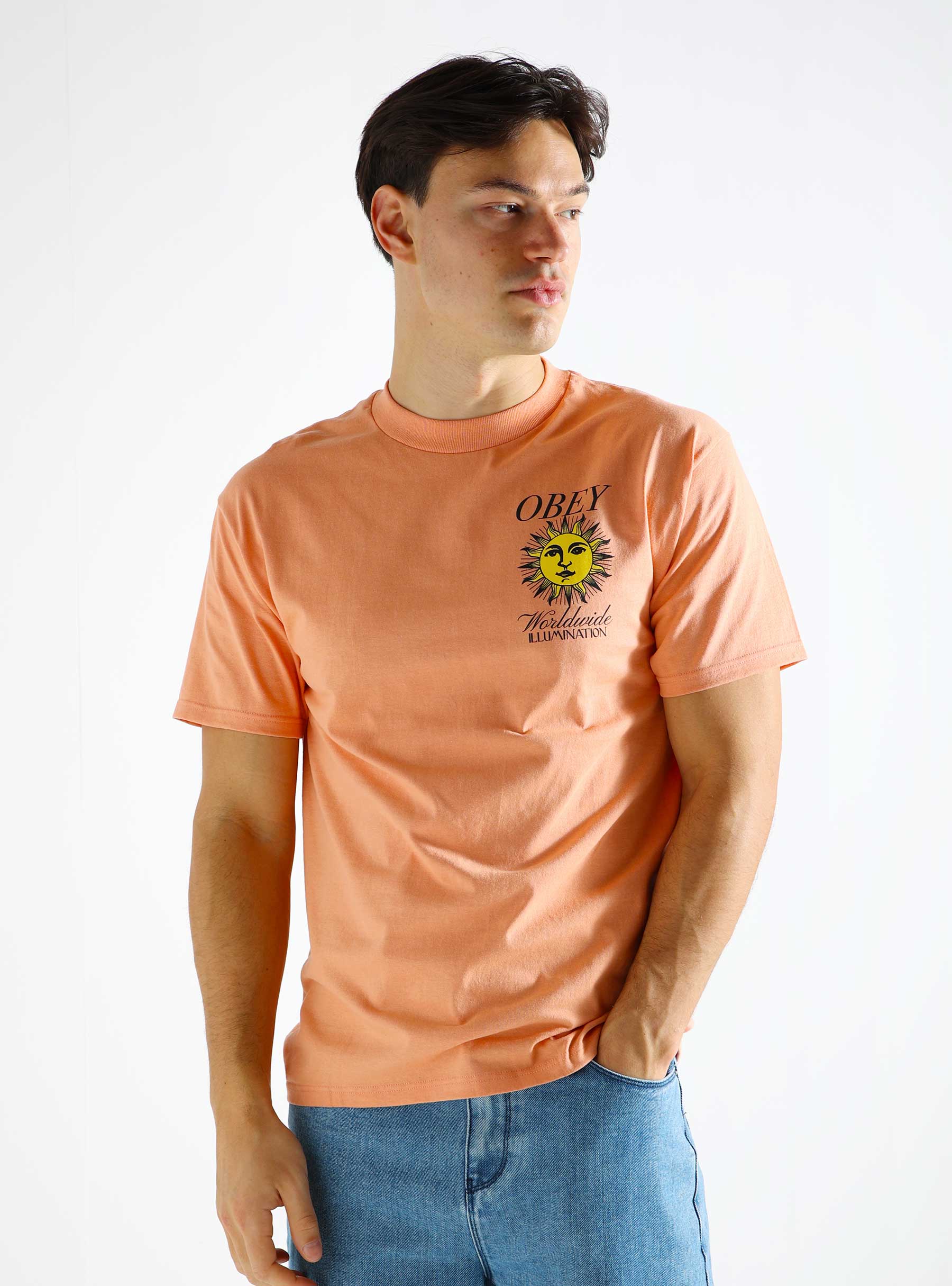 Obey Obey Illumination T-shirt Citrus 165263737-CIT