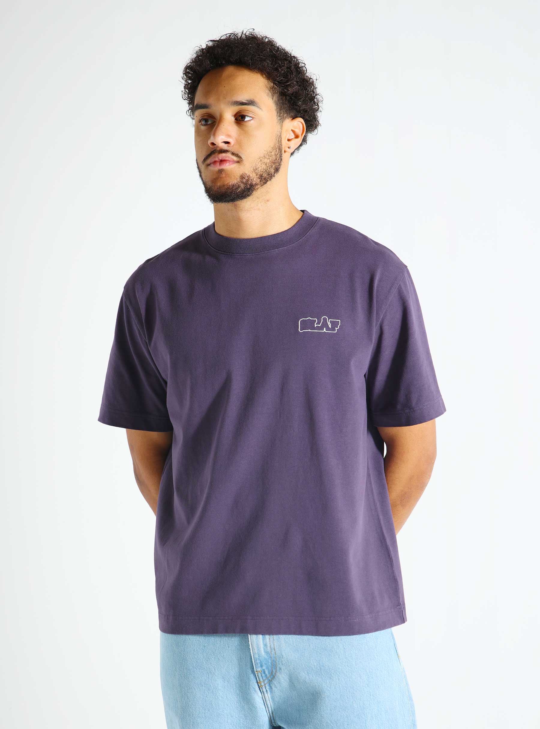 OLAF Varsity T-shirt Deep Plum M190107