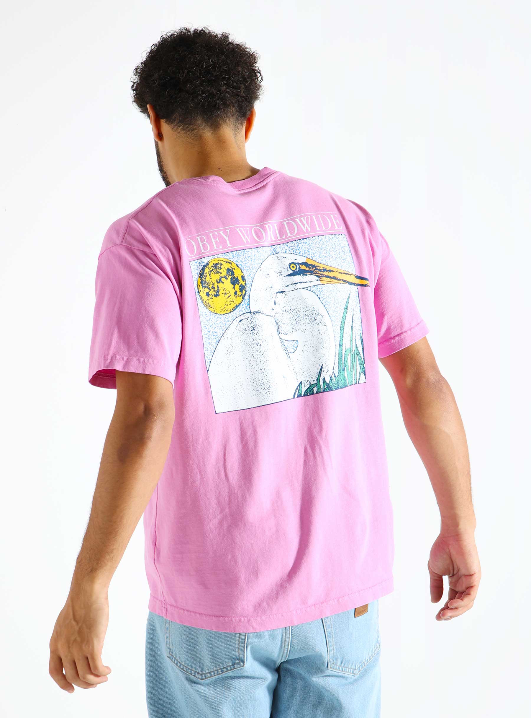 Obey Obey Wildlife T-shirt Moonlite Mauve 166913892-MLM