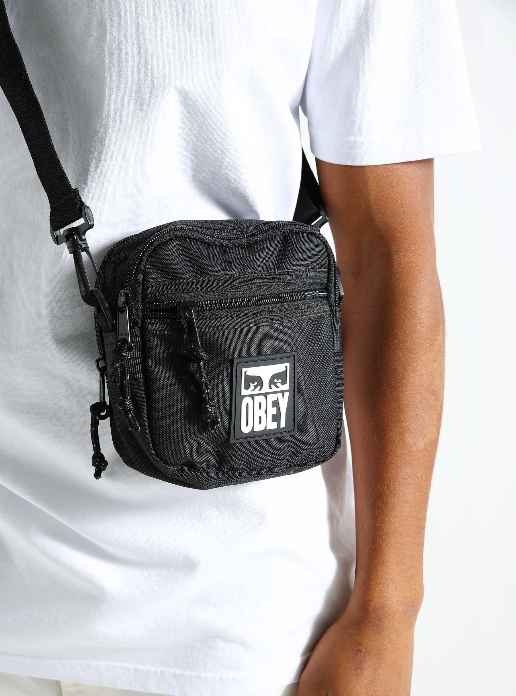 Obey Obey Small Messenger Bag Black 100010150-BLK