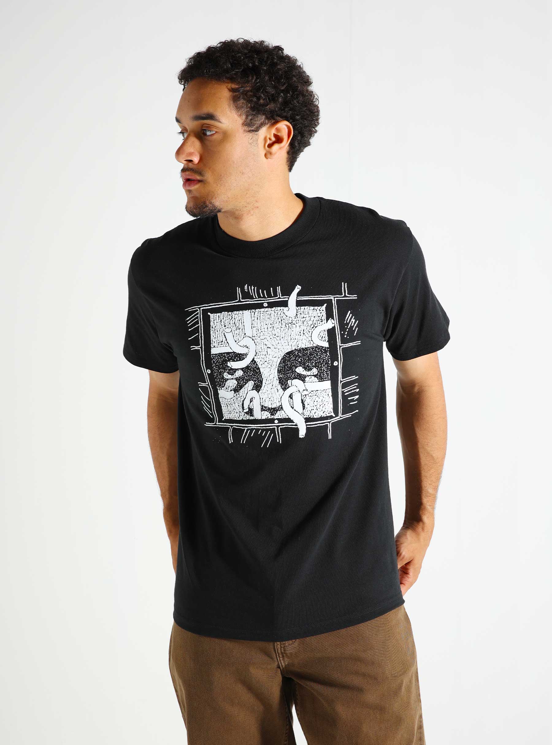 Obey Obey Escape T-shirt Black 165263950-BLK