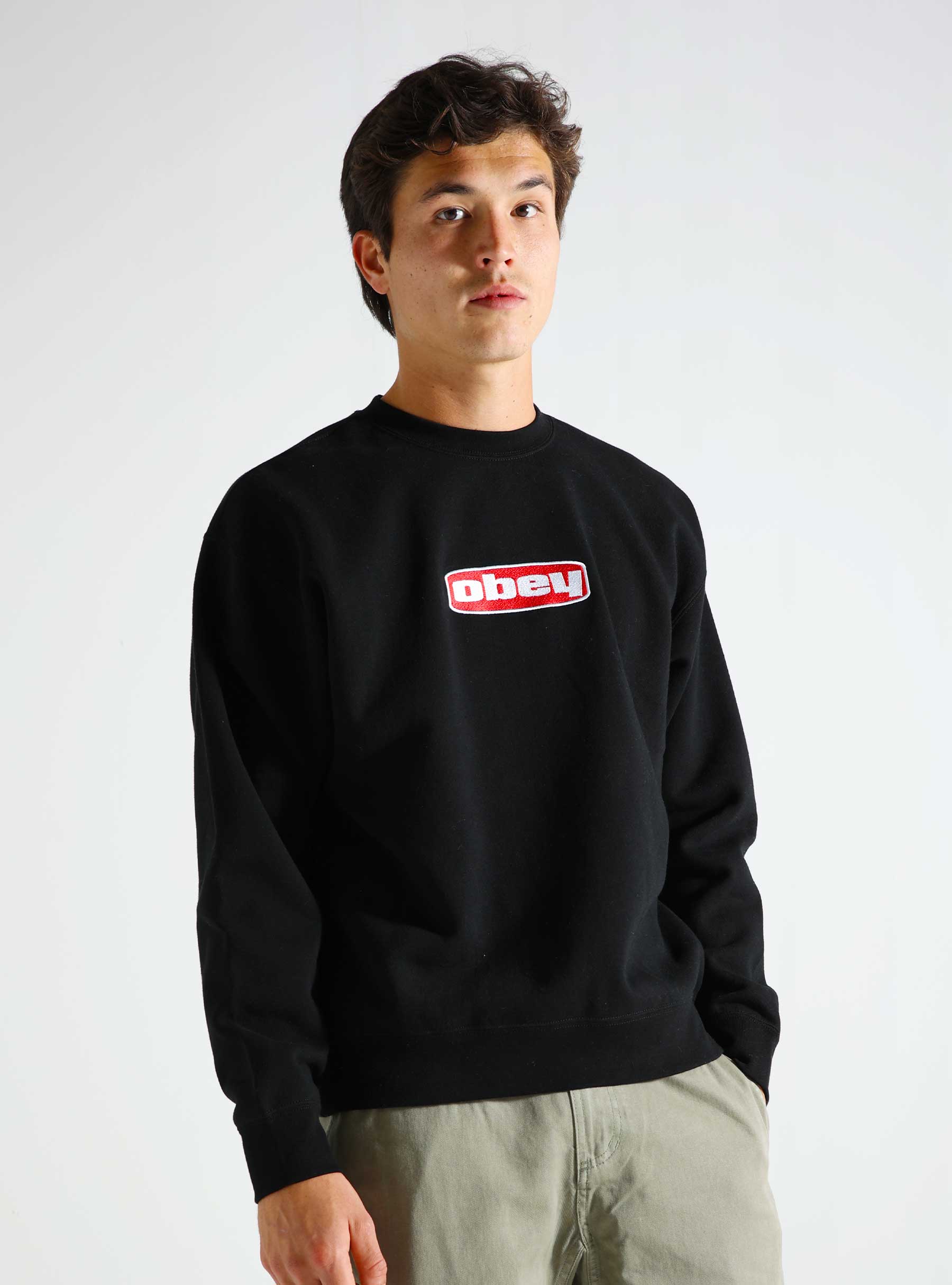 Obey Dago Crewneck Black 112480153-BLK