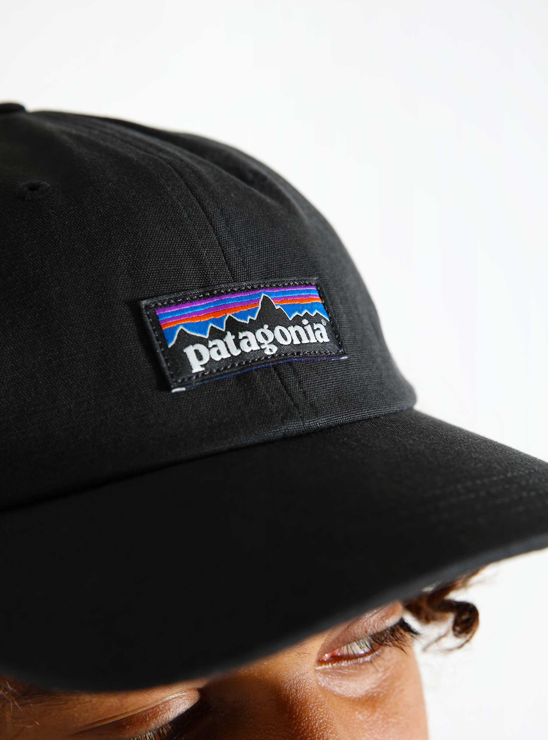 Patagonia P-6 Label Trad Cap Black 38296