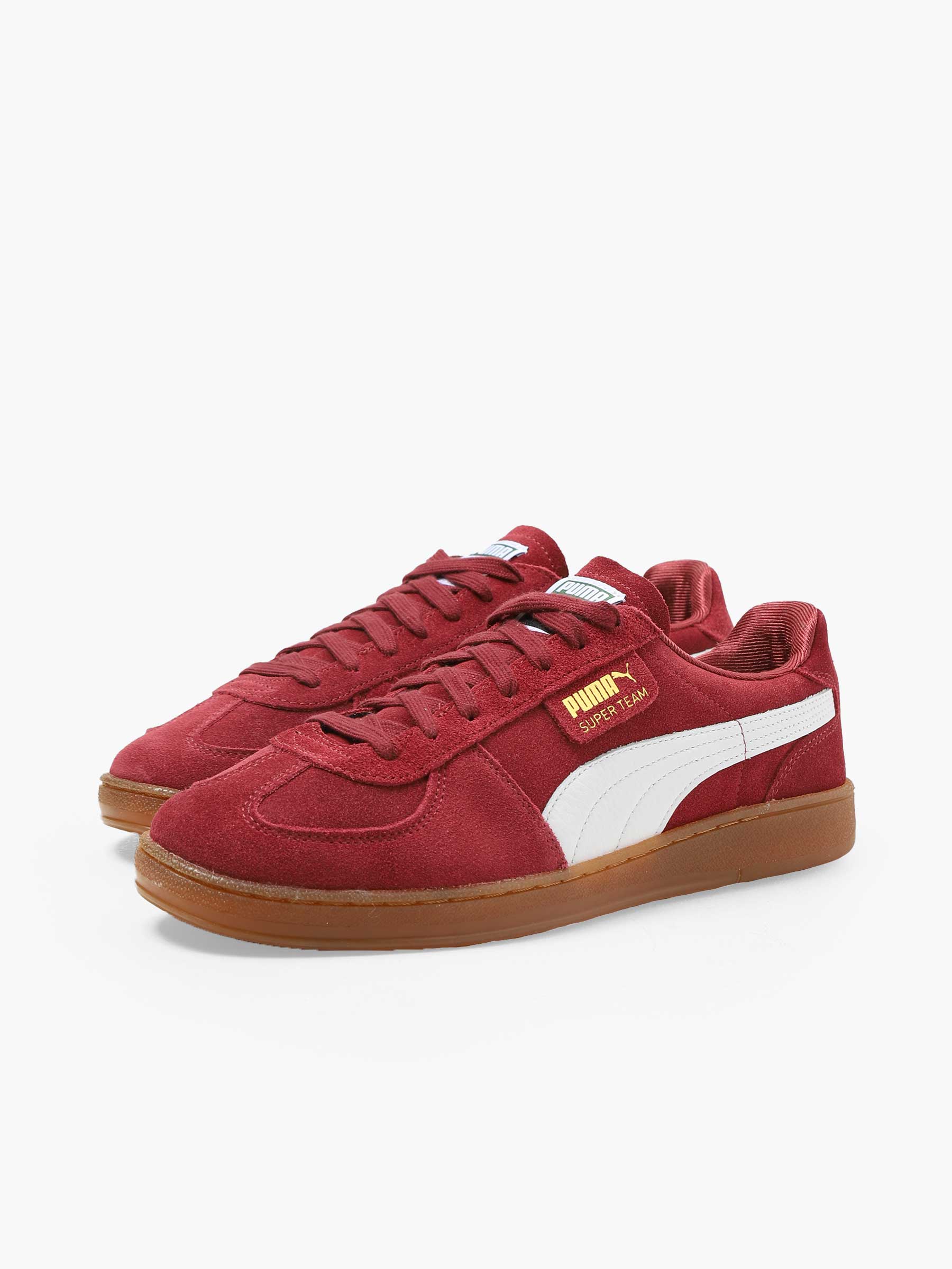 Puma Super Team Suede Team Regal Red Puma White Gum 397514-03