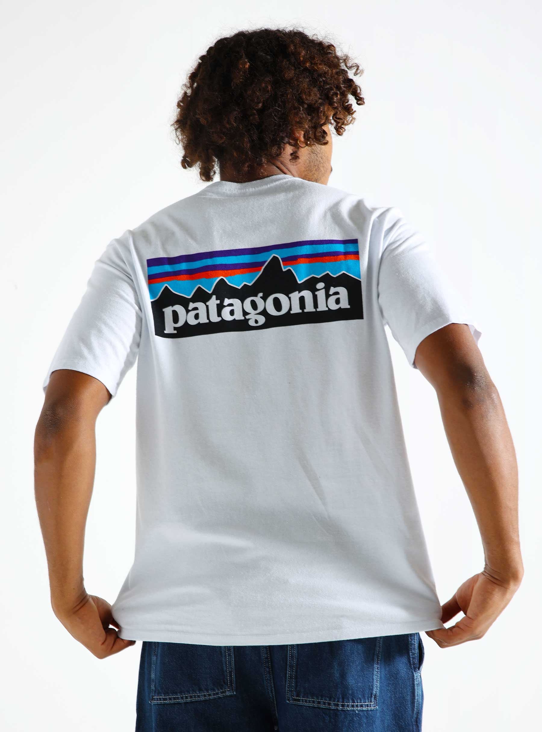 Patagonia M's P-6 Logo Responsibili T-Shirt White 38504