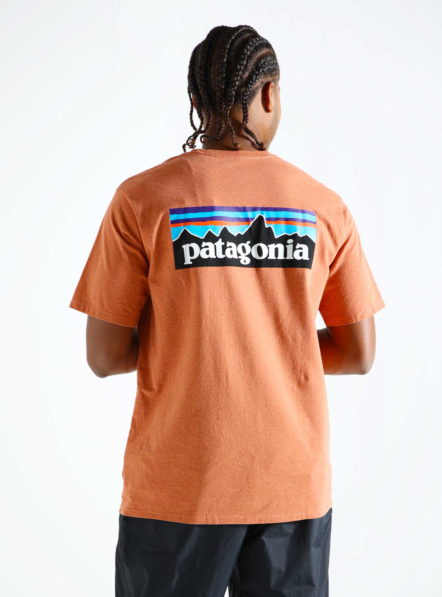 Patagonia M's P-6 Logo Responsibili-Tee Redtail Rust 38504RTLR