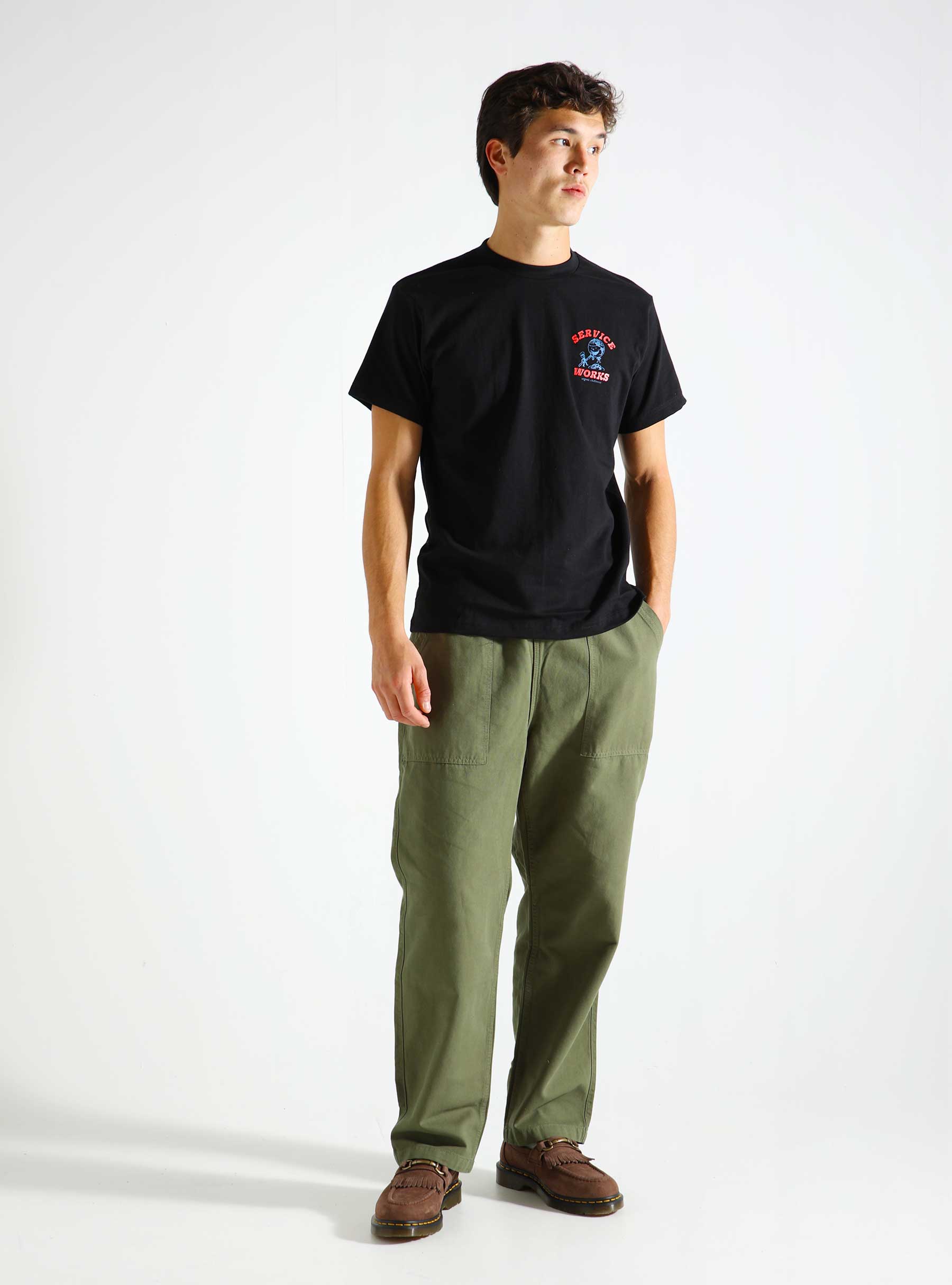 Service Works Classic Canvas Chef Pant Olive SW-AW24-1005