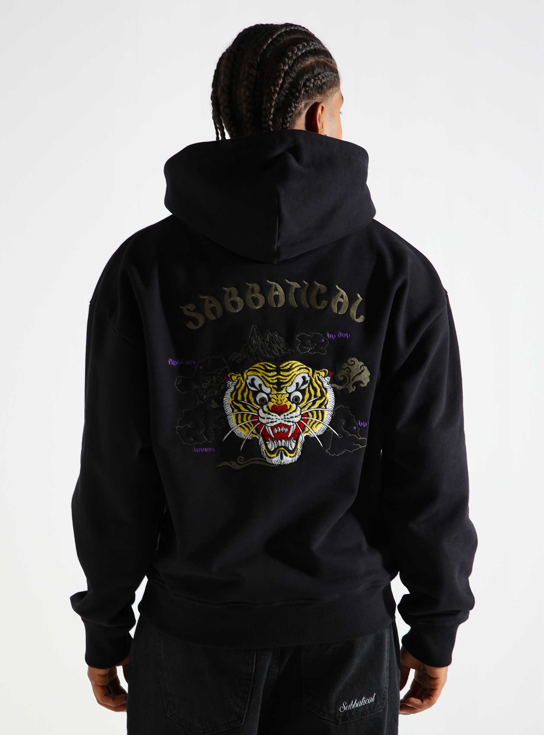 Sabbatical Fighters & Lovers Hoodie Black FW24-SAB13BLK