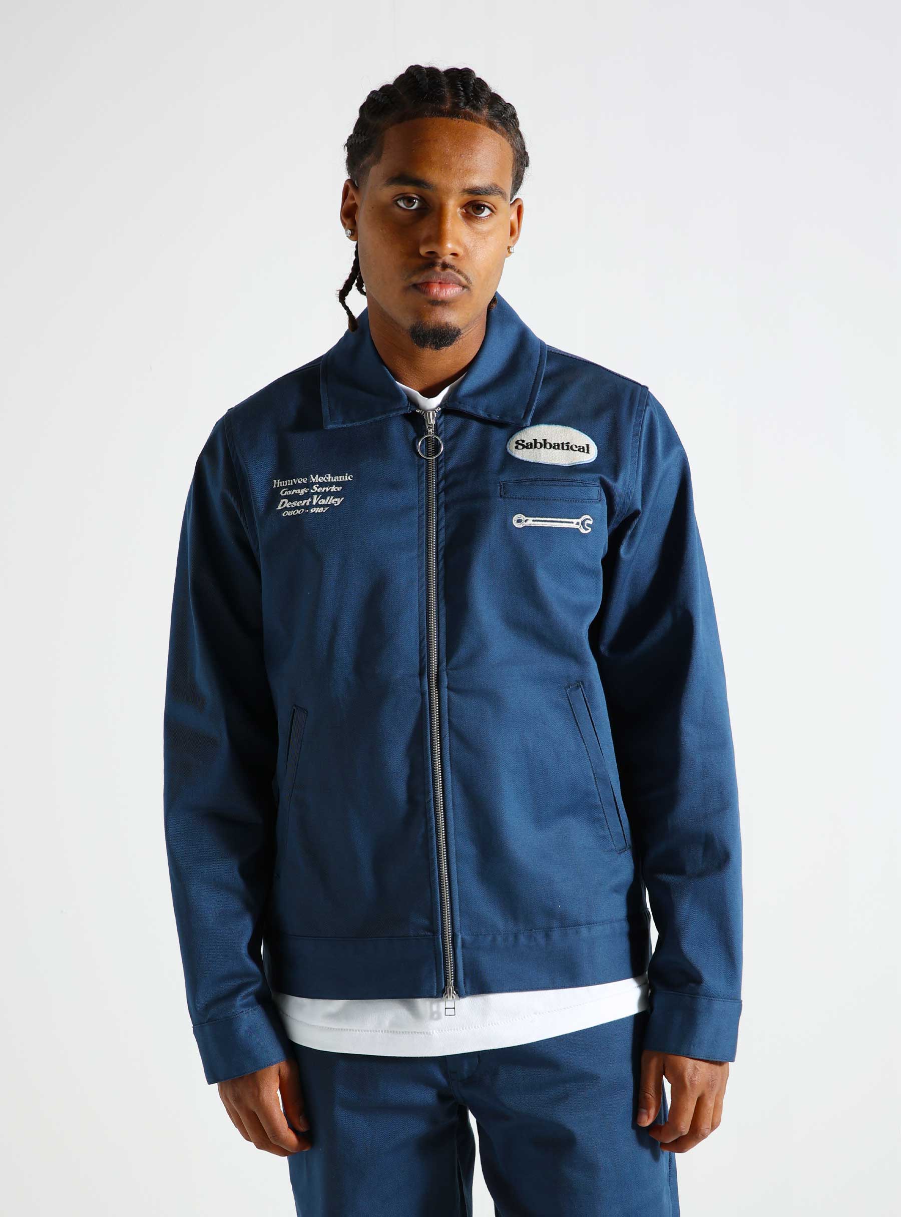 Sabbatical Mechanic Jacket Night Blue FW24-SAB15NB