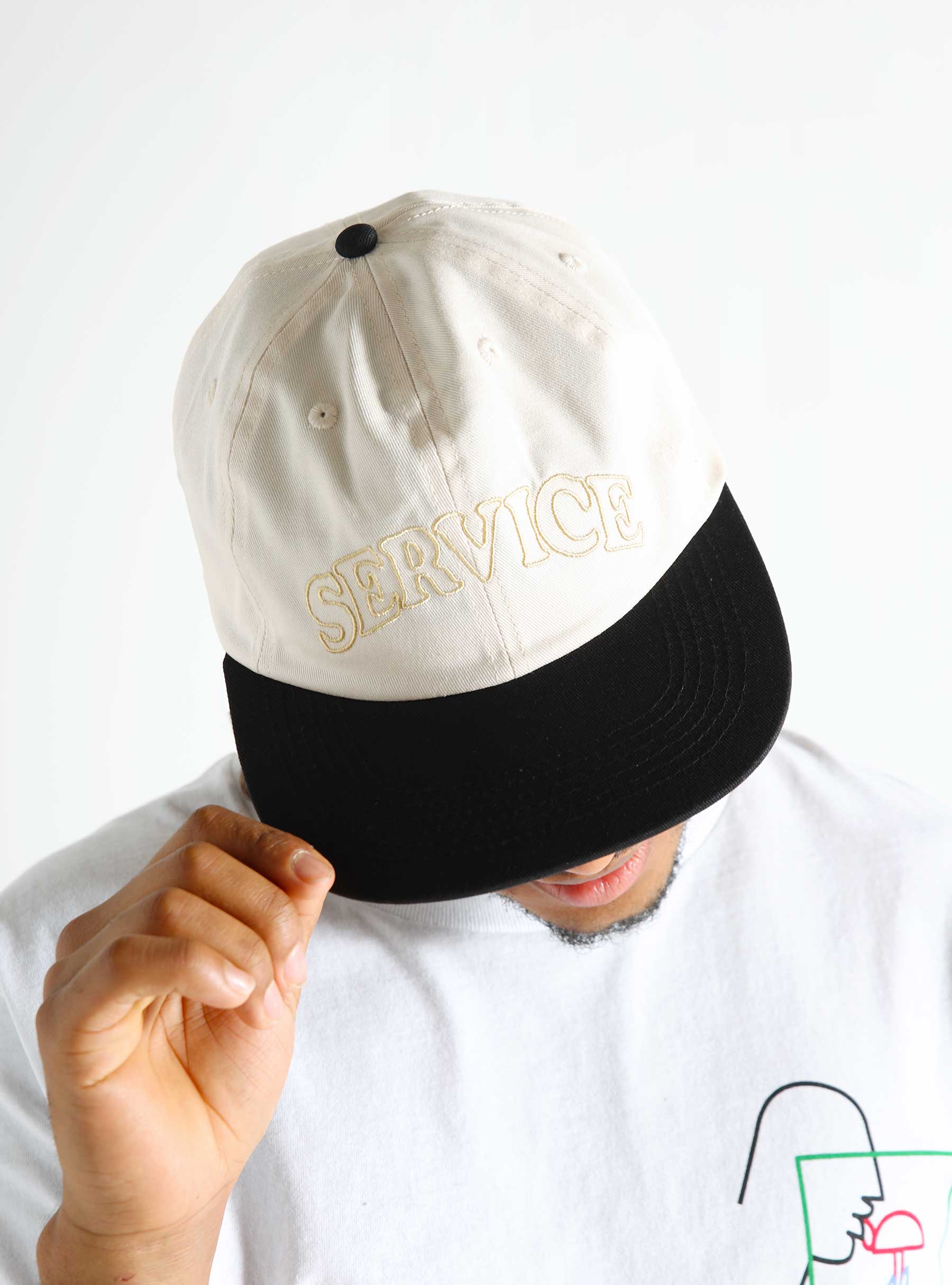 Service Works Arch Logo Cap Off-White Black SW-AW24-1083