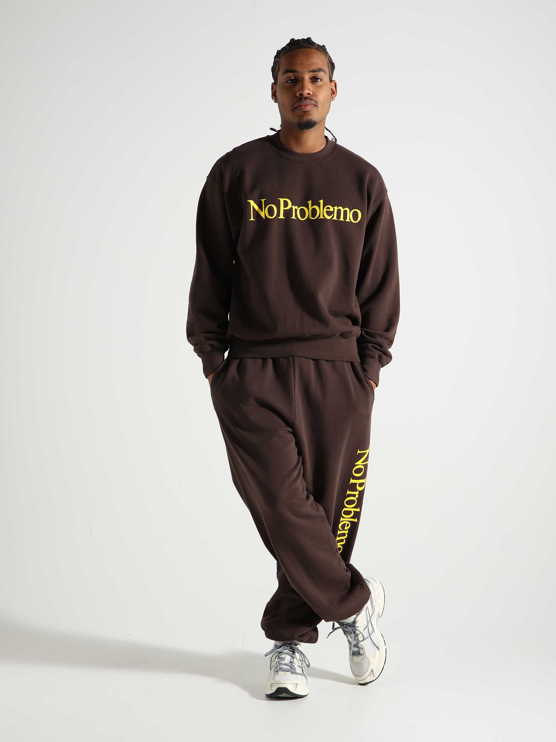 No Problemo No Problemo Sweater Black Brown NP20002.02