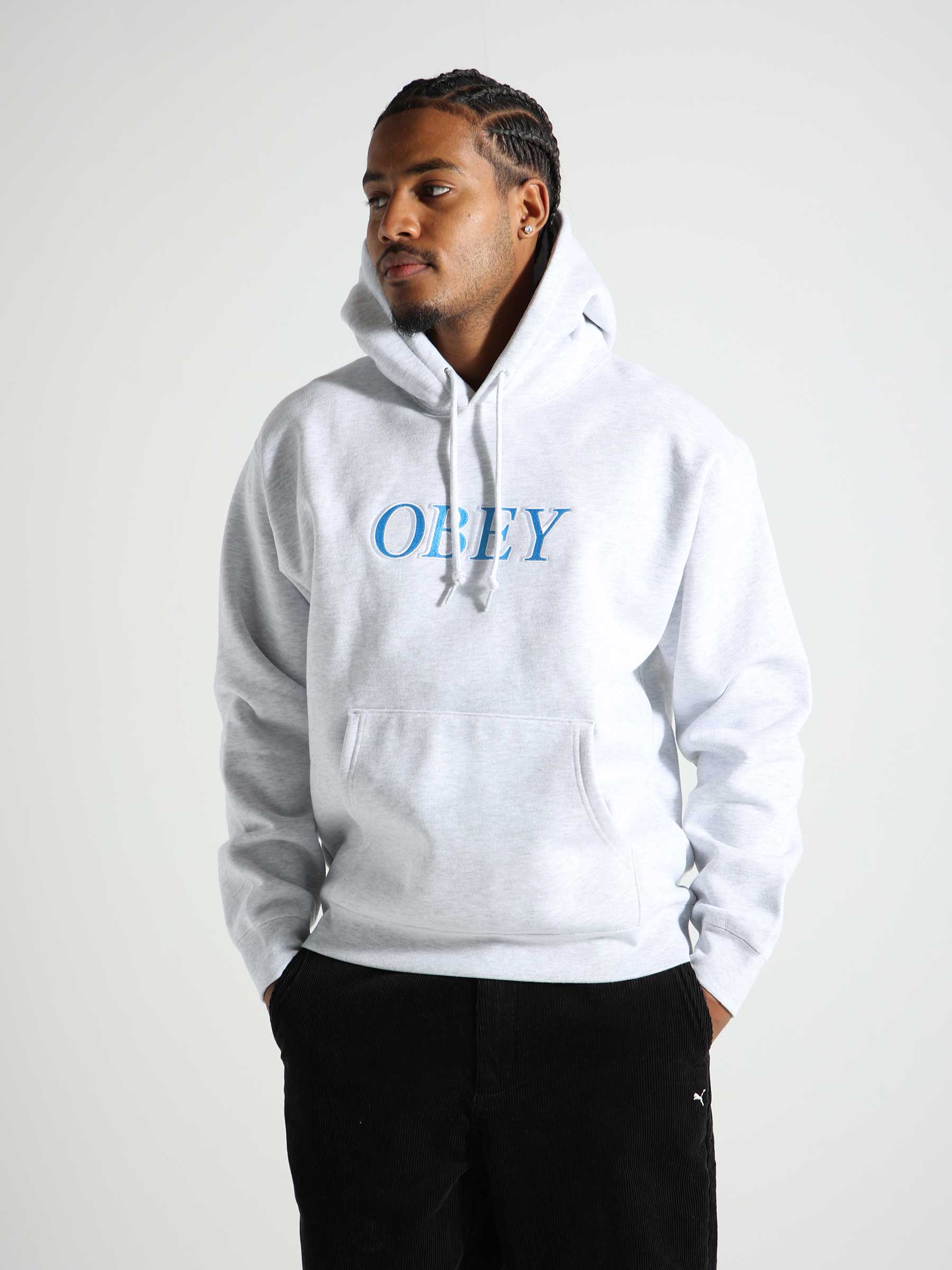 Obey Rhythm Hoodie Ash Grey 112470223-AGRY