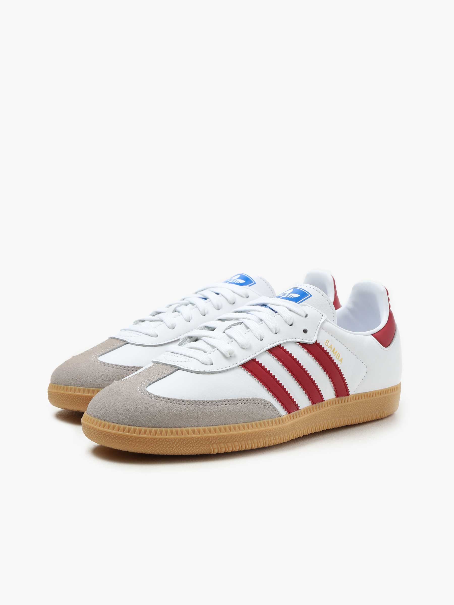 adidas Samba OG Footwear White Core Burgundy Gum3 IF3813