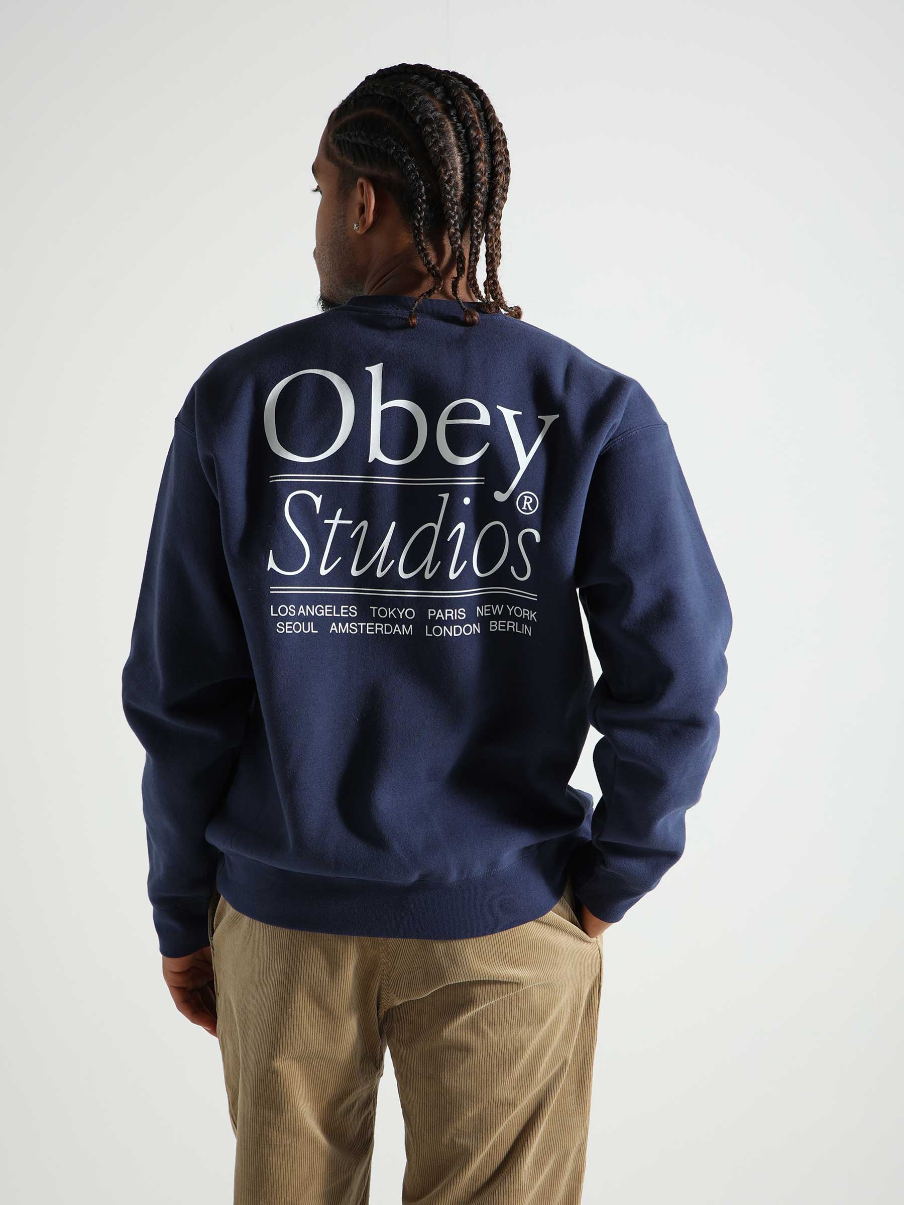 Obey Obey Studios Academy Navy 112863927-ANV