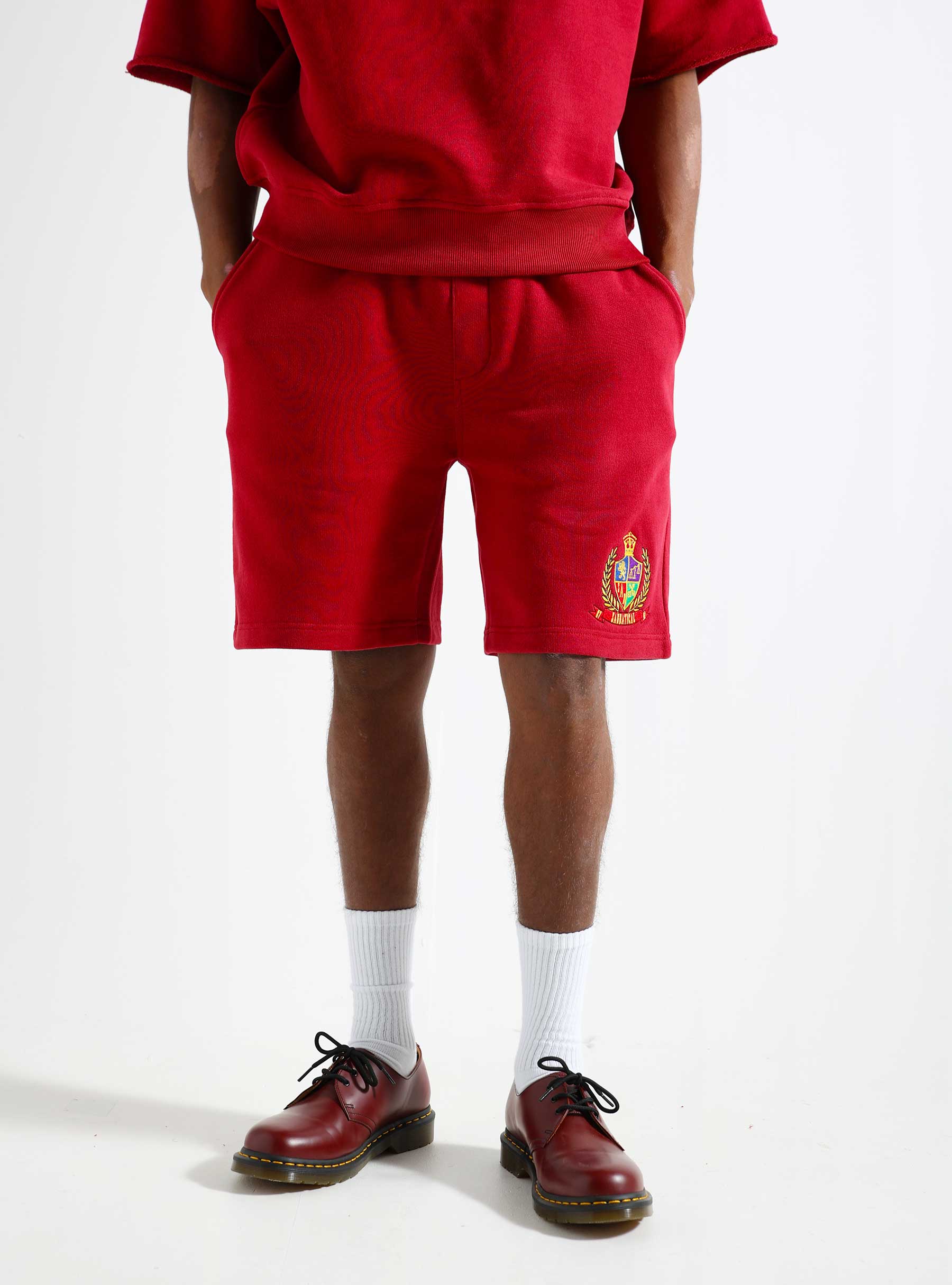 Sabbatical Crest Shorts Sapphire Red SS24-SAB10SR