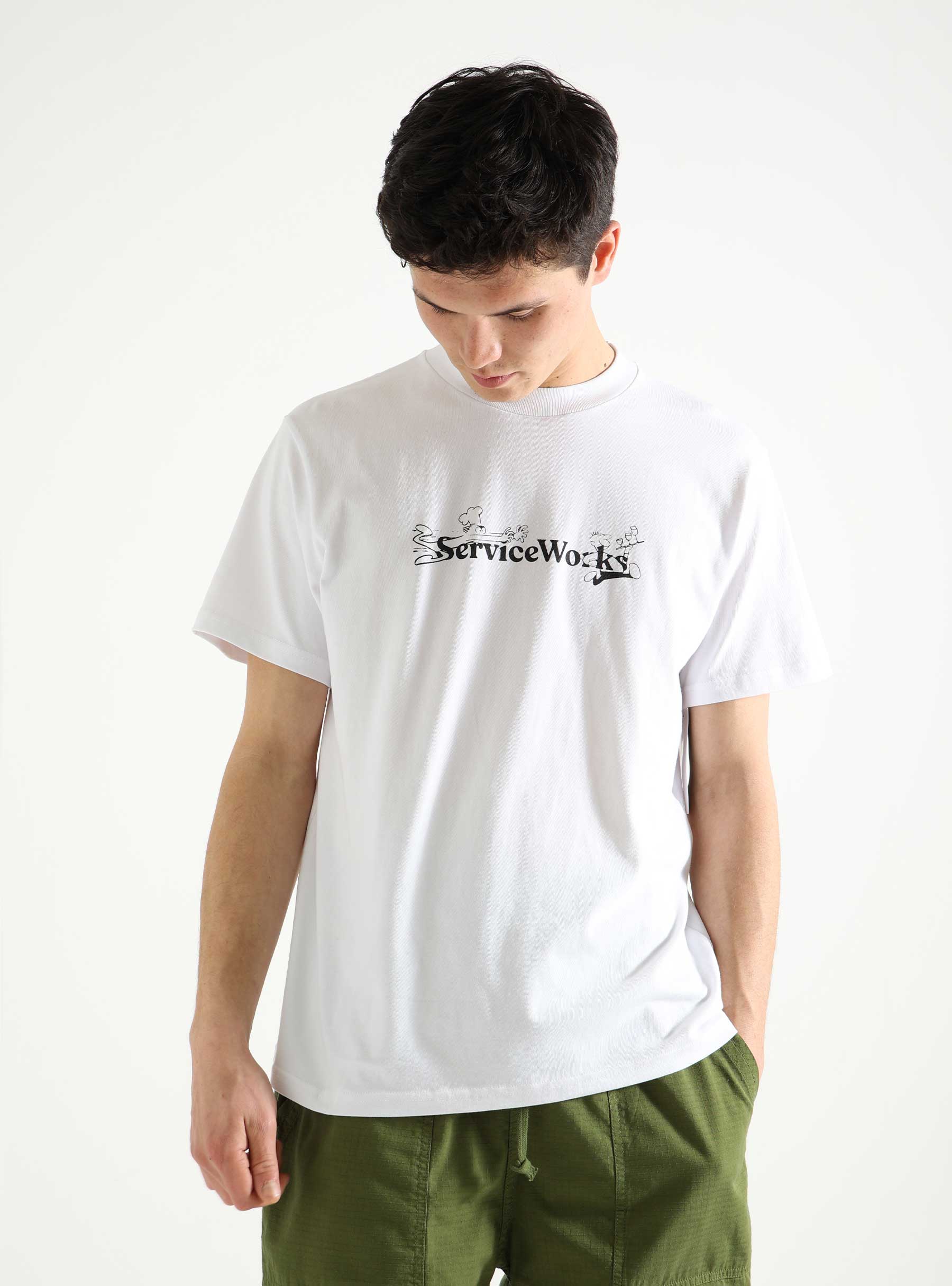 Service Works Chase T-shirt White SW-SS24-1063