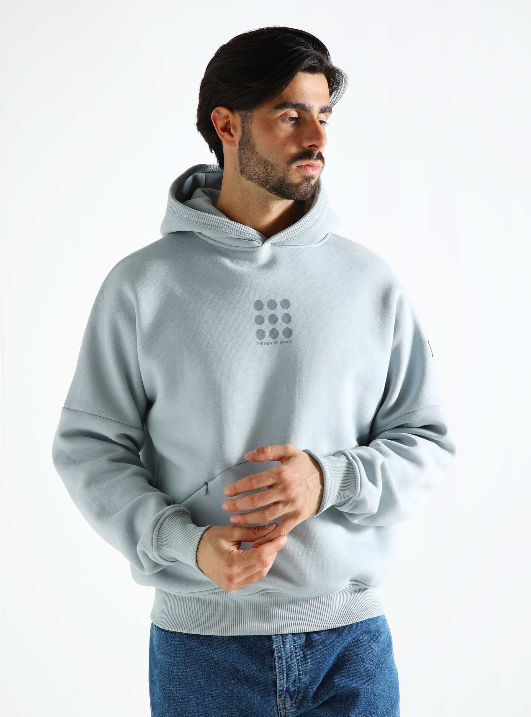 The New Originals Cloud 9 Hoodie Quarry 3009DC9S24.212