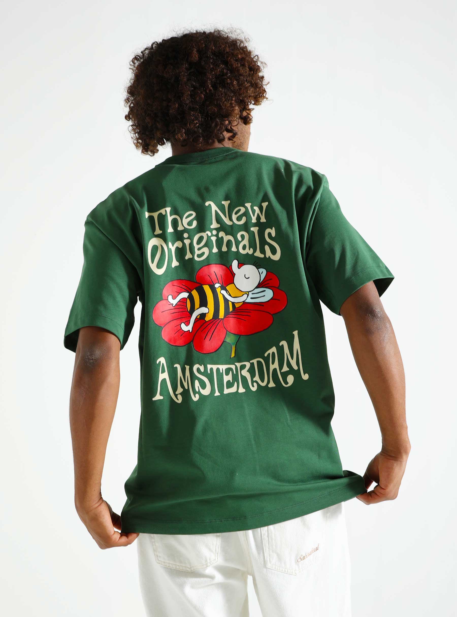 The New Originals Lazy Bee T-Shirt Greener Pastures 100LBRE24.712