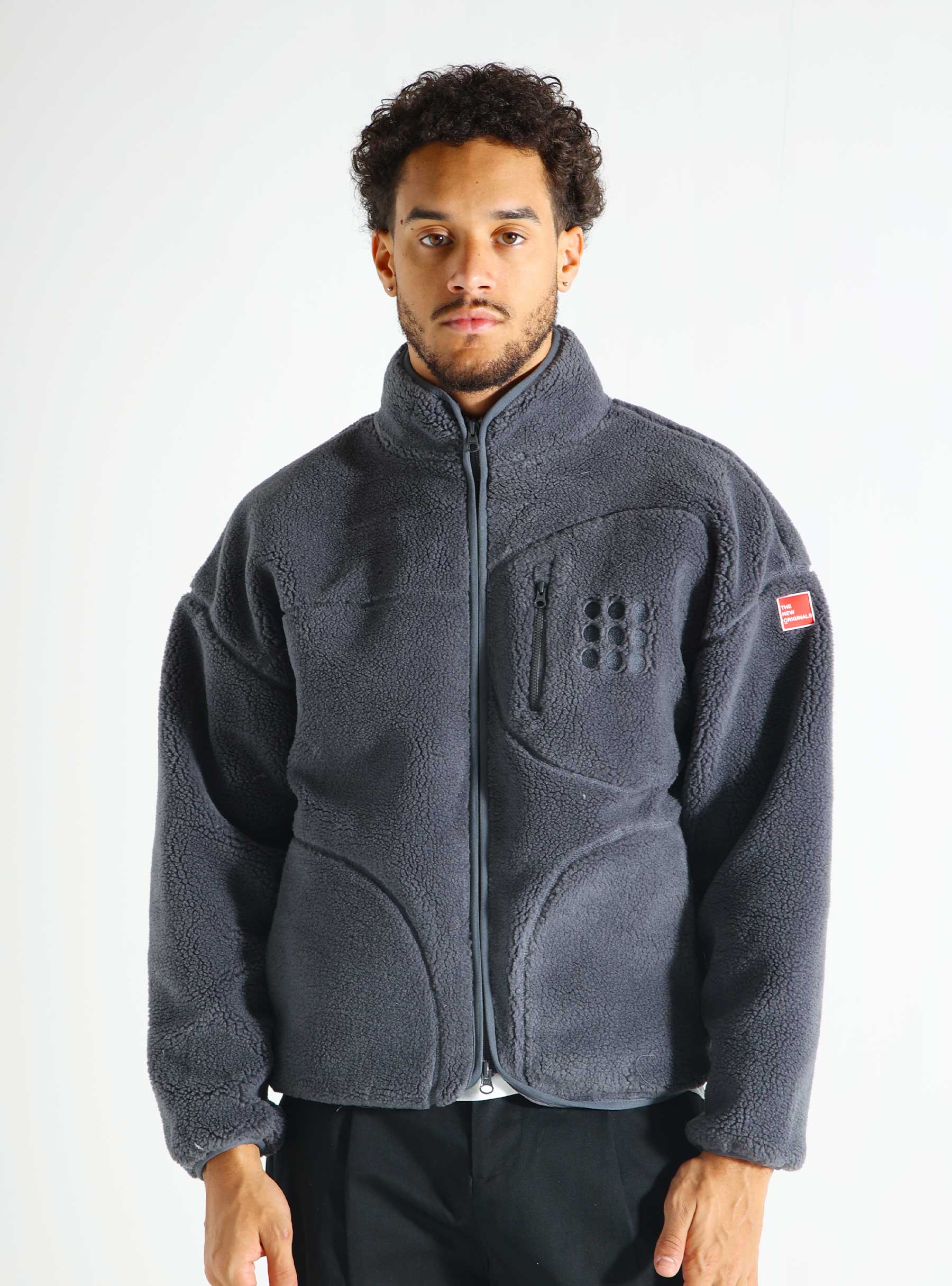 The New Originals 9Dots Fleece Jacket Ombre Blue 4039DFJFW24.625