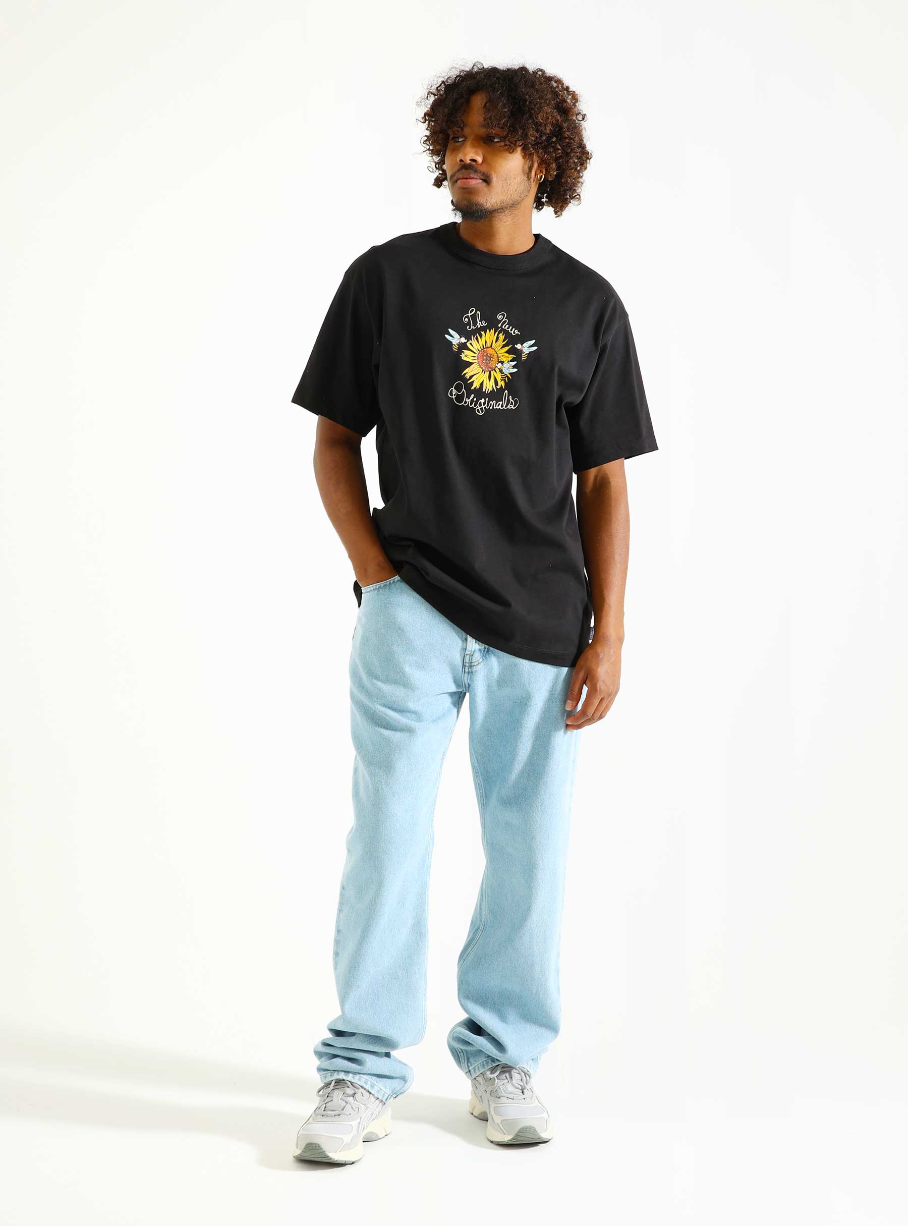 The New Originals Sunflower T-Shirt Black 100SFRE24.999